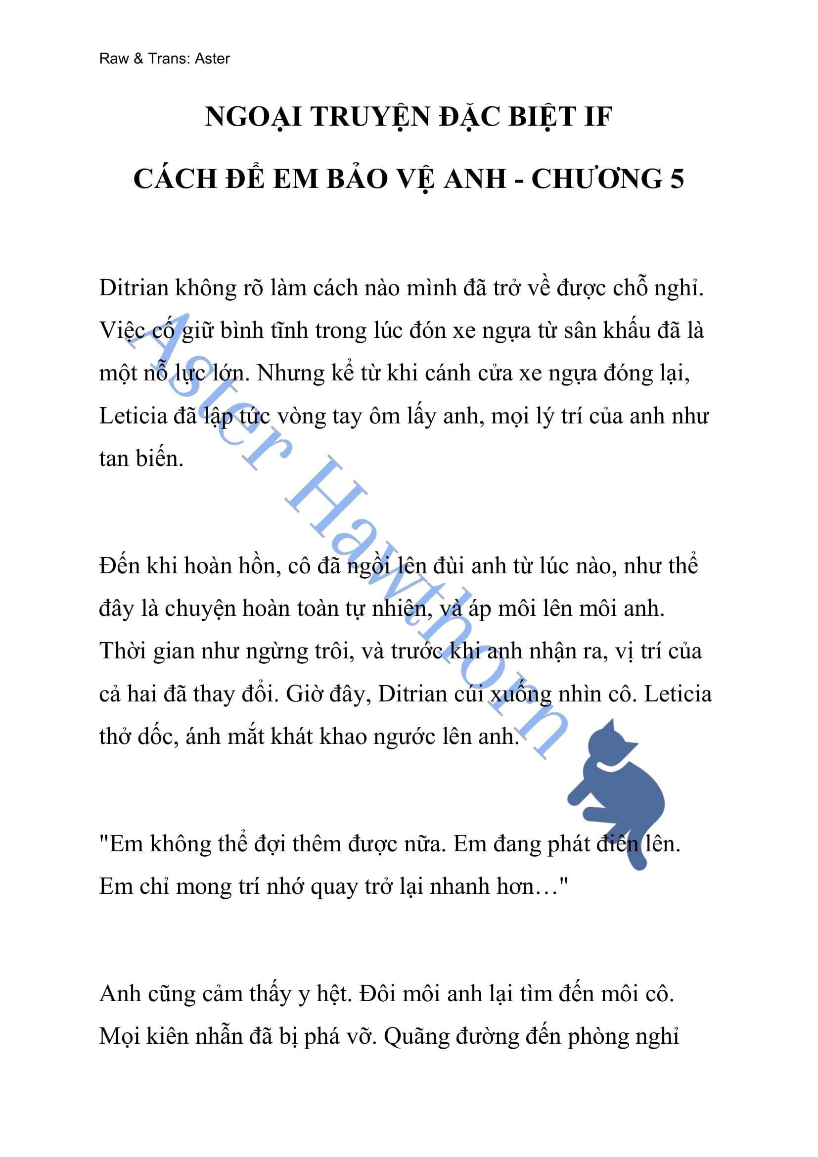 [novel] Ngoại Truyện Cách Để Em Bảo Vệ Anh Chương 97 page 1 - Giả Dược