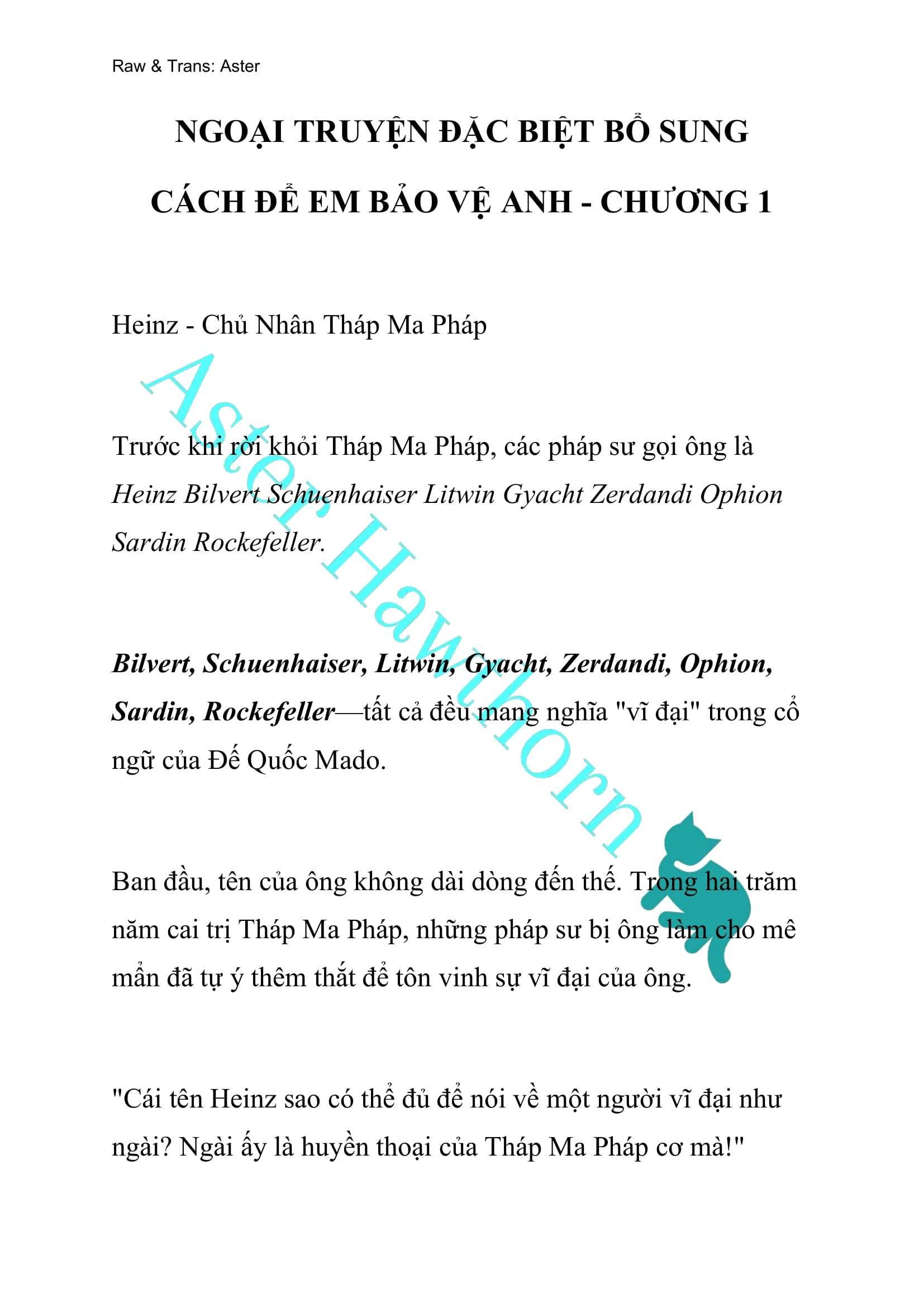 [novel] Ngoại Truyện Cách Để Em Bảo Vệ Anh Chương 98 page 1 - Giả Dược