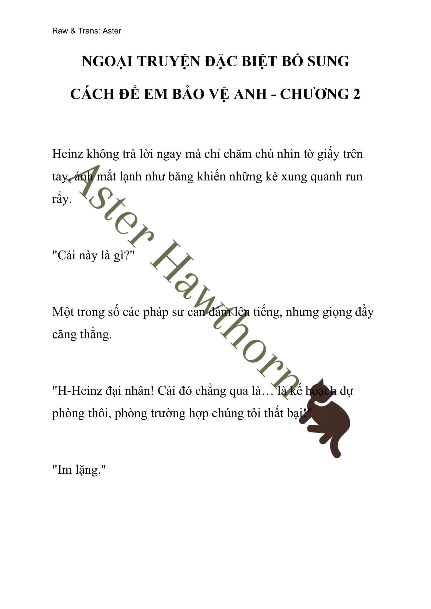 [novel] Ngoại Truyện Cách Để Em Bảo Vệ Anh Chương 99 page 1 - Giả Dược
