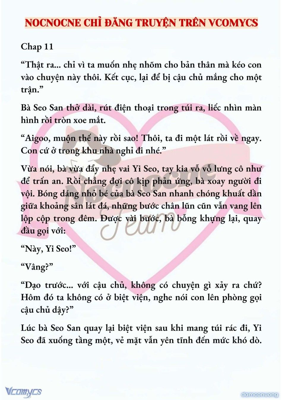 đọc truyện [novel] Ngọn Đèn Biệt Viện Không Bao Giờ Tắt Chương 11 ảnh 3 tại Thiên Thai Truyện