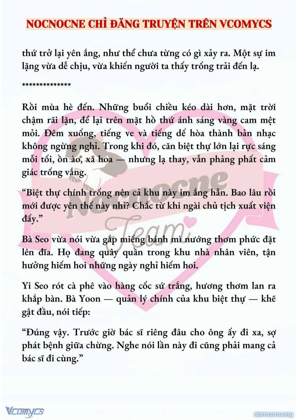 đọc truyện [novel] Ngọn Đèn Biệt Viện Không Bao Giờ Tắt Chương 20 ảnh 13 tại Thiên Thai Truyện
