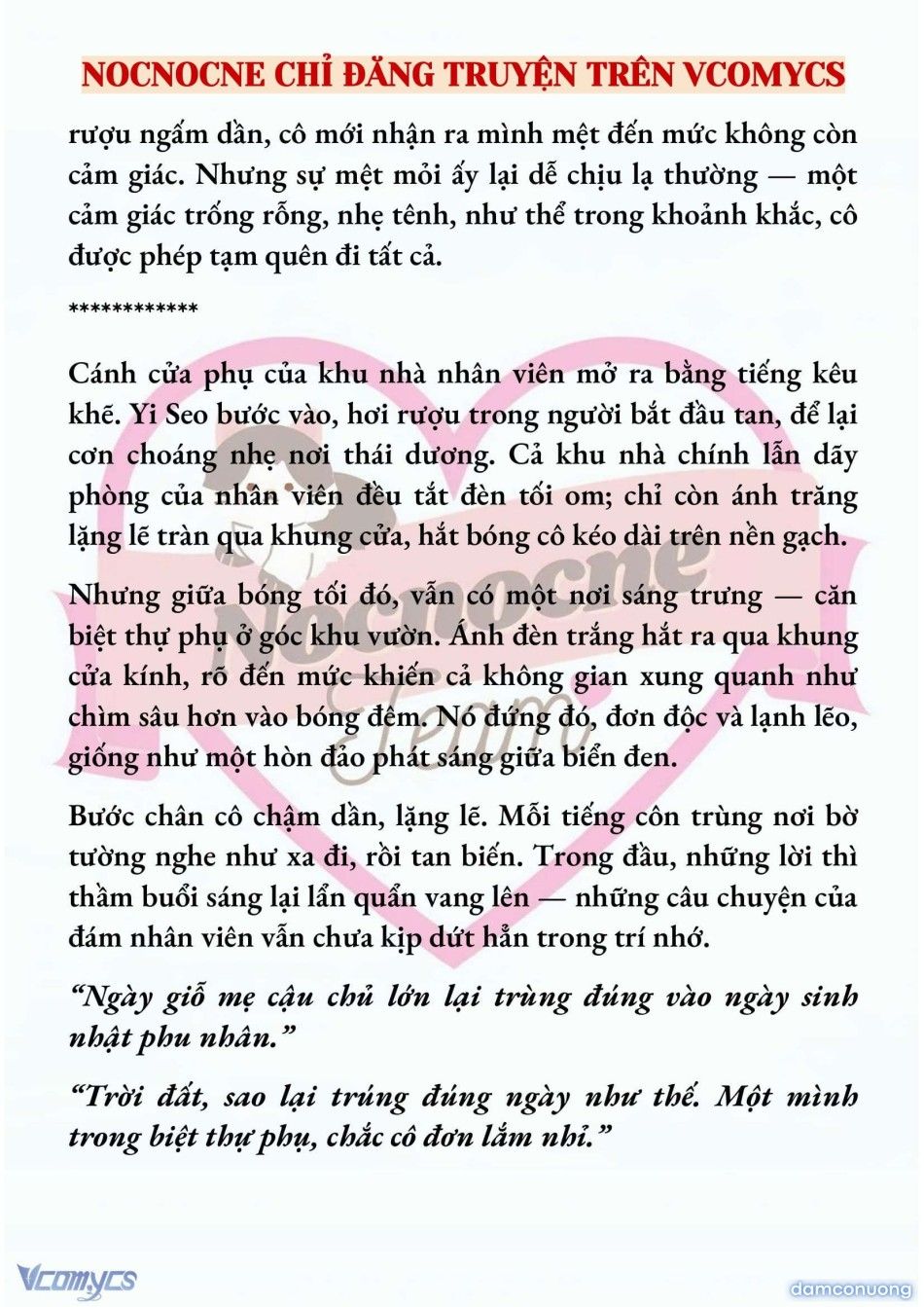 đọc truyện [novel] Ngọn Đèn Biệt Viện Không Bao Giờ Tắt Chương 22 ảnh 5 tại Thiên Thai Truyện