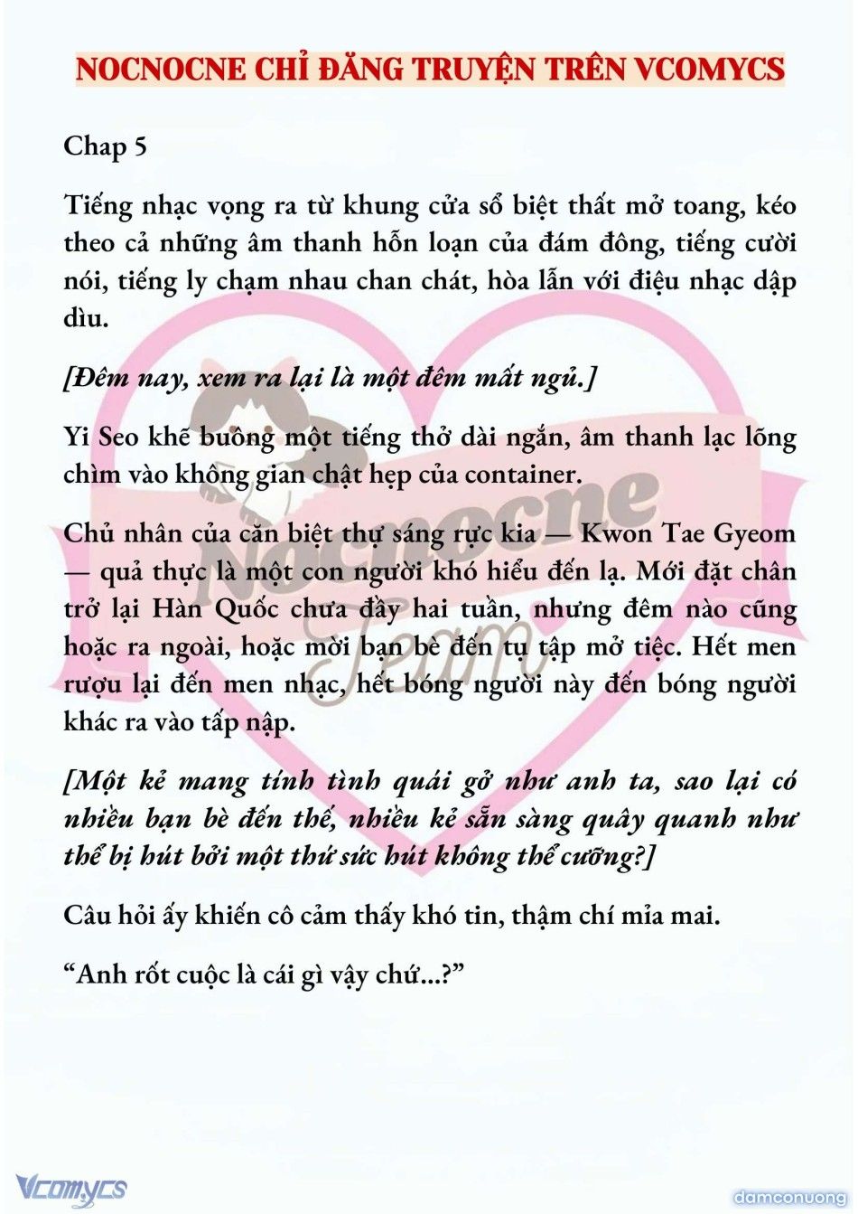 đọc truyện [novel] Ngọn Đèn Biệt Viện Không Bao Giờ Tắt Chương 5 ảnh 3 tại Thiên Thai Truyện