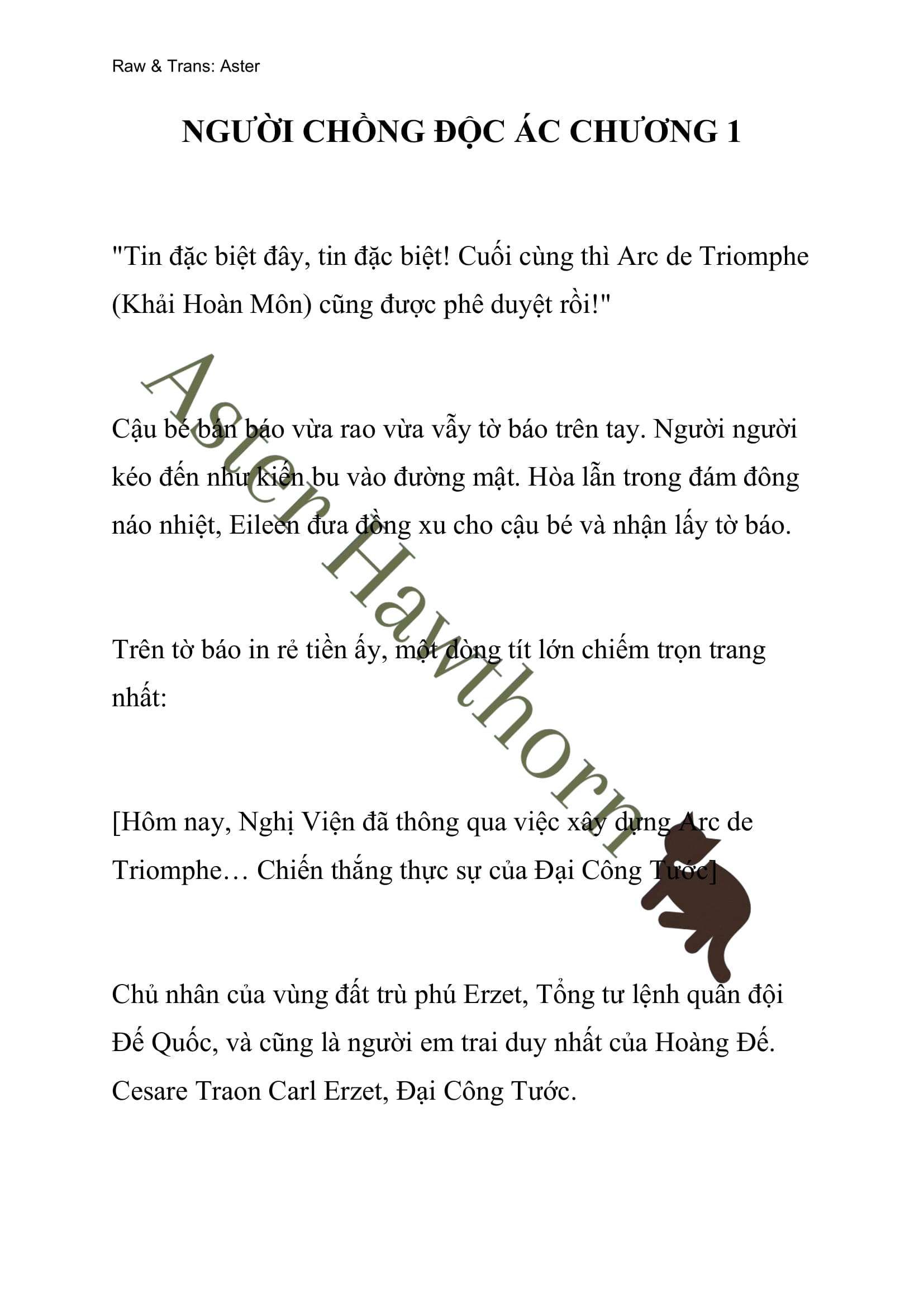 [novel] Người Chồng Độc Ác Chương 1 page 1 - Giả Dược