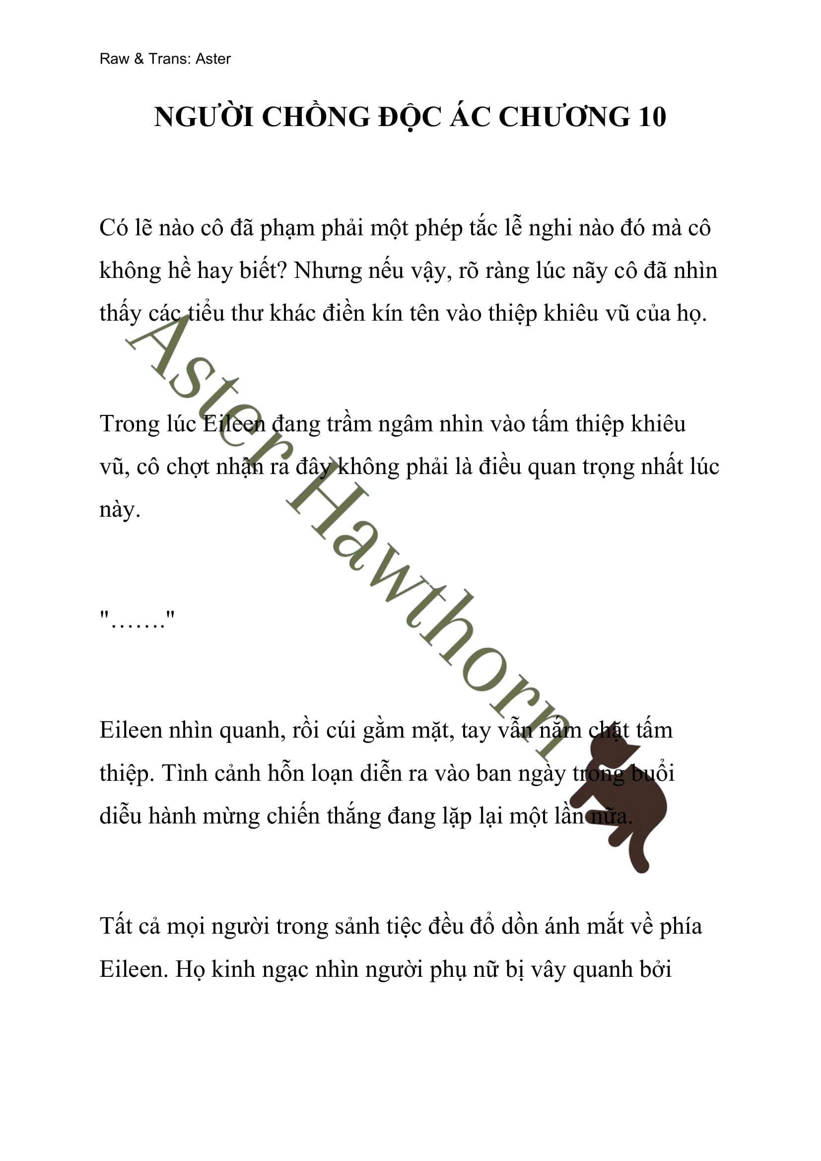 [novel] Người Chồng Độc Ác Chương 10 page 1 - Giả Dược