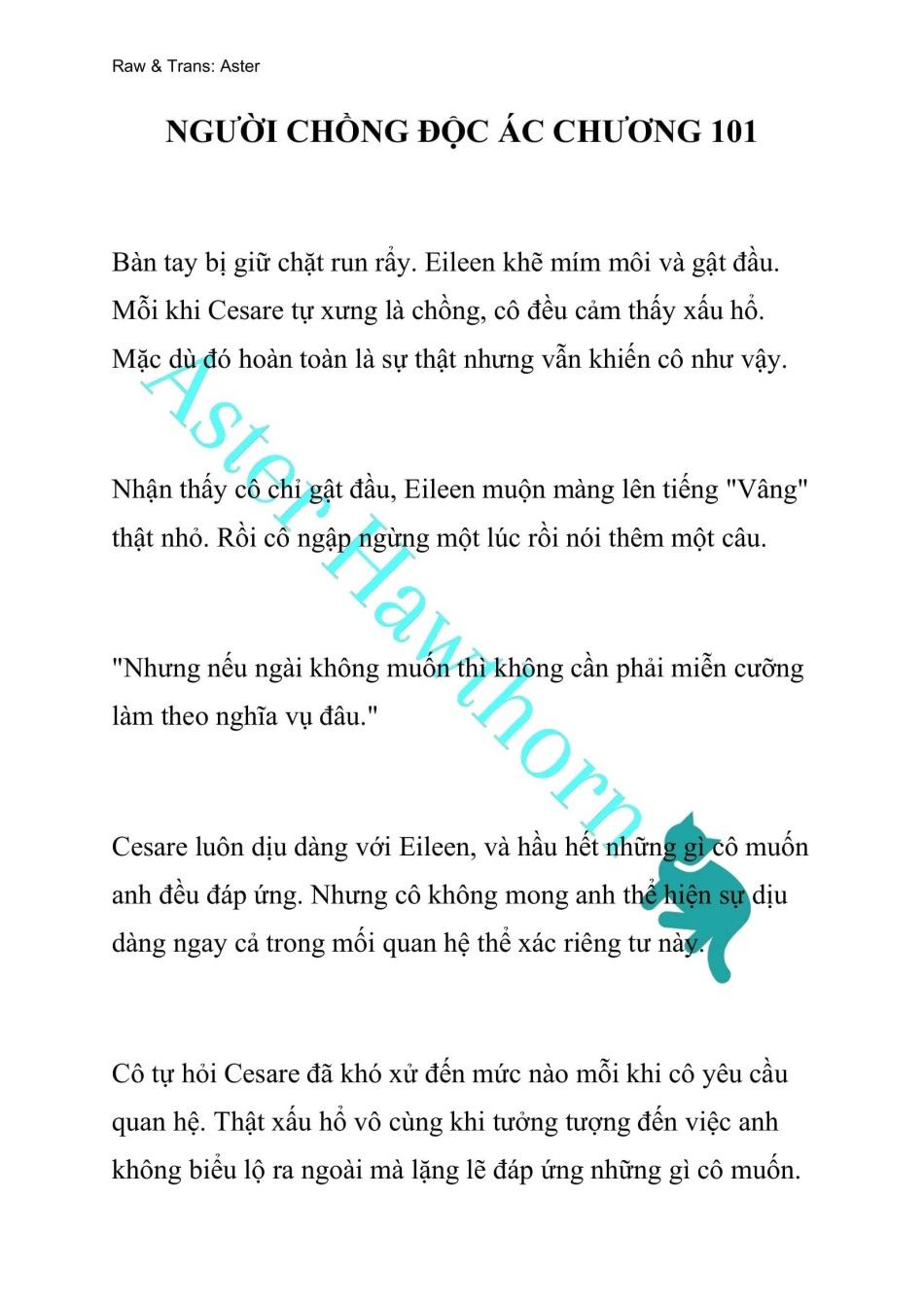 [novel] Người Chồng Độc Ác Chương 101 page 1 - Giả Dược