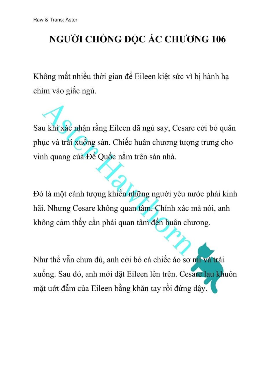 [novel] Người Chồng Độc Ác Chương 106 page 1 - Giả Dược