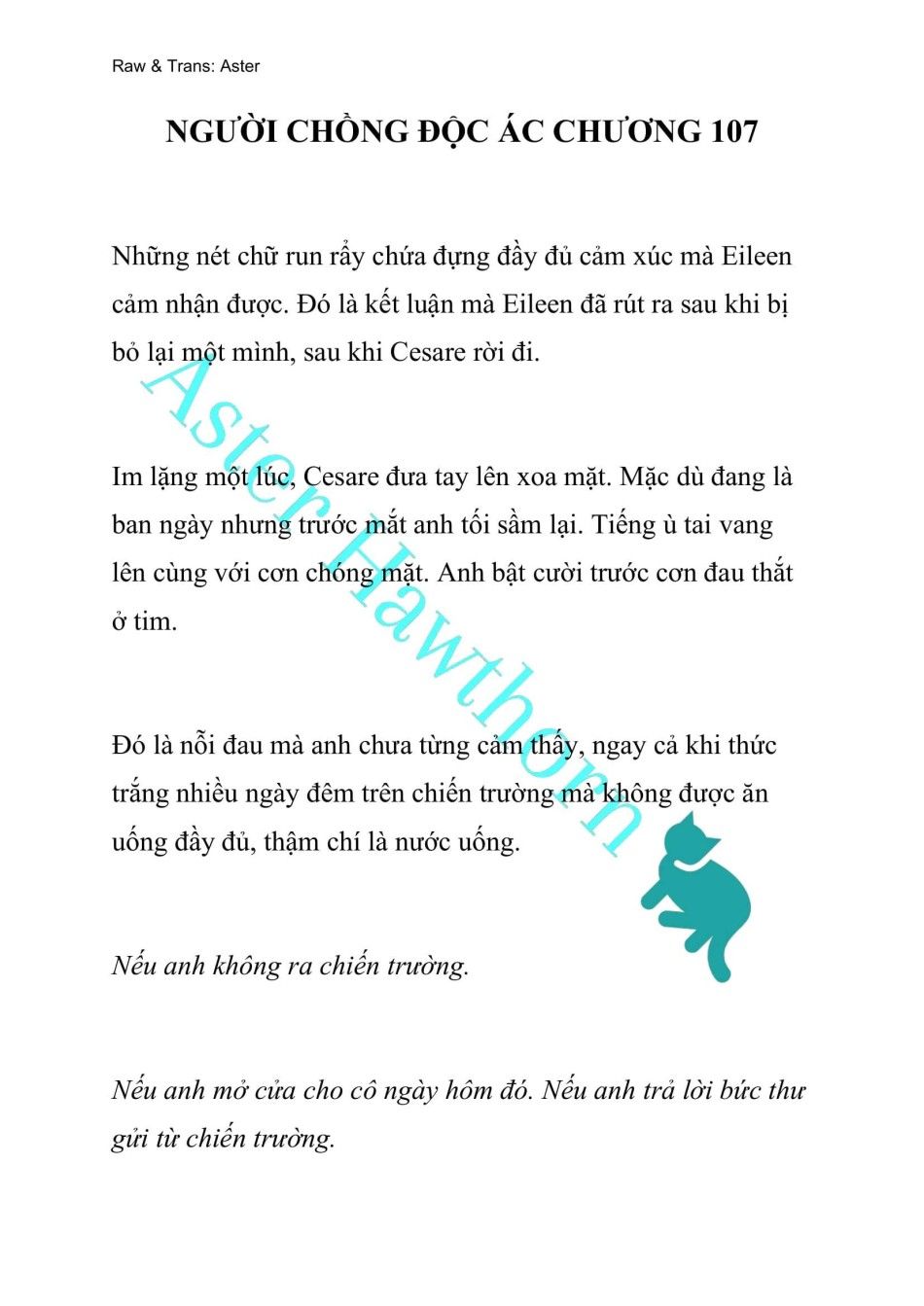 [novel] Người Chồng Độc Ác Chương 107 page 1 - Giả Dược