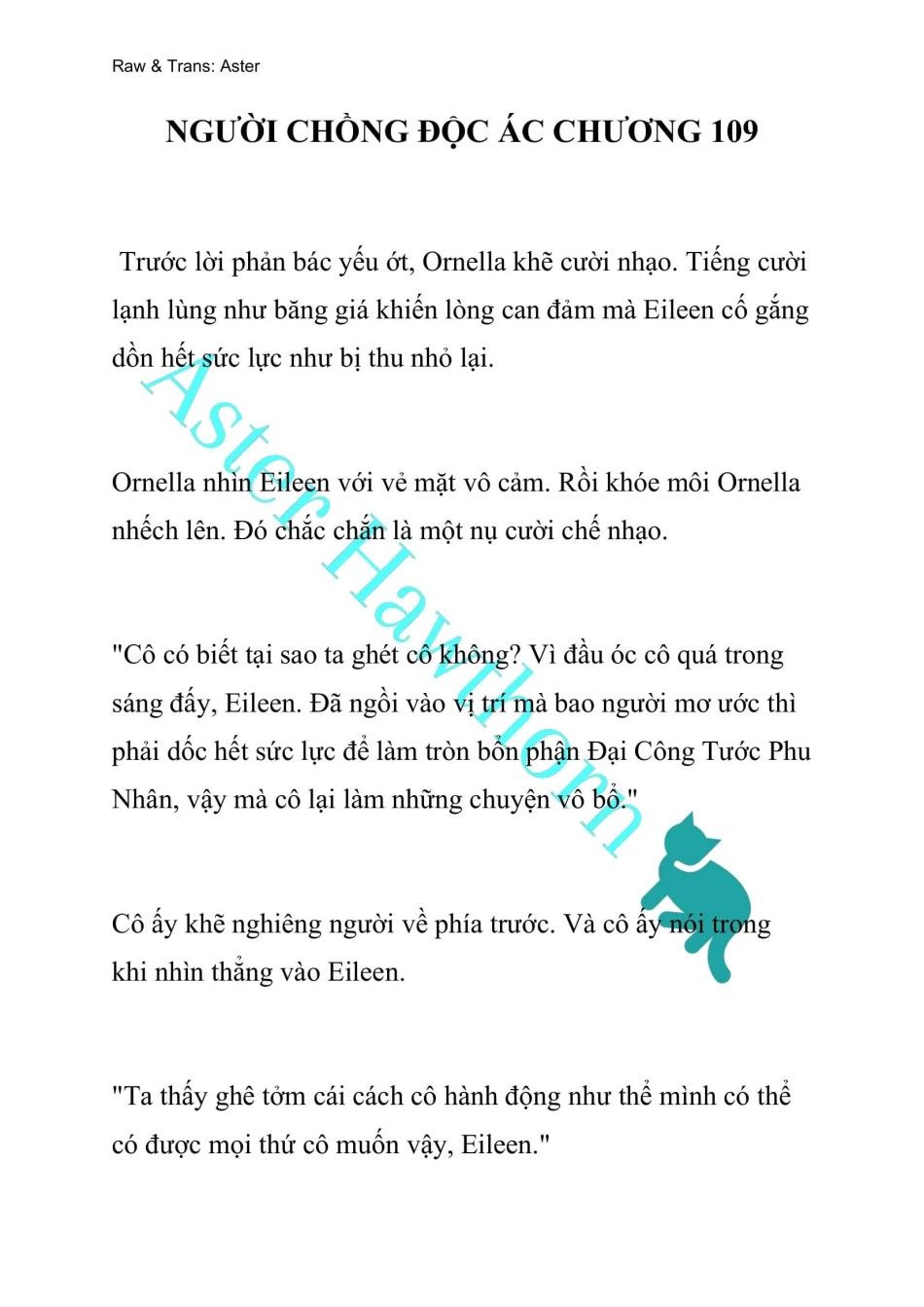 [novel] Người Chồng Độc Ác Chương 109 page 1 - Giả Dược