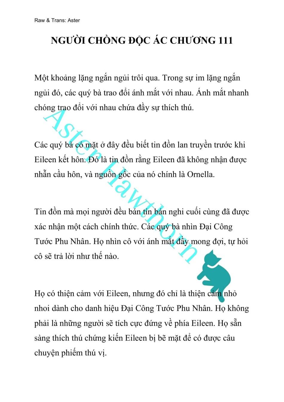 [novel] Người Chồng Độc Ác Chương 111 page 1 - Giả Dược