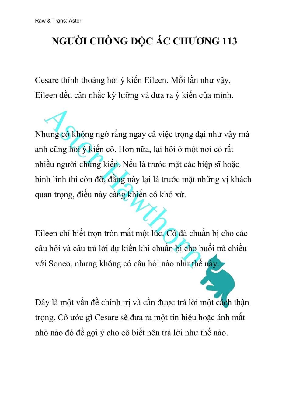 [novel] Người Chồng Độc Ác Chương 113 page 1 - Giả Dược