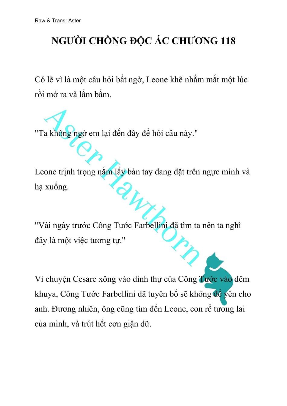 đọc truyện [novel] Người Chồng Độc Ác Chương 118 ảnh 1 tại Thiên Thai Truyện