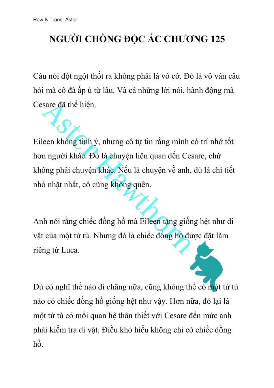 đọc truyện [novel] Người Chồng Độc Ác Chương 125 ảnh 2 tại Thiên Thai Truyện