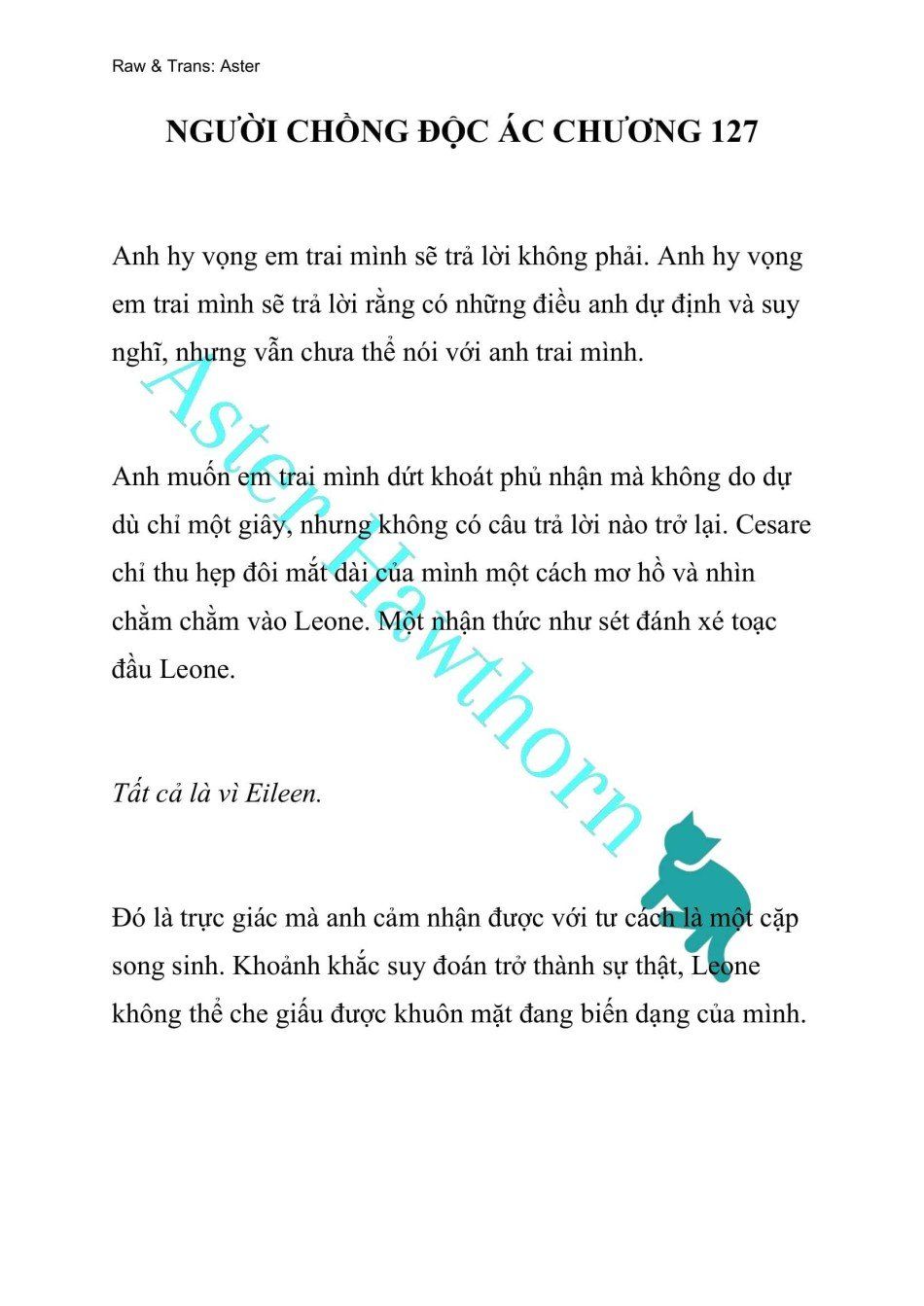 đọc truyện [novel] Người Chồng Độc Ác Chương 127 ảnh 2 tại Thiên Thai Truyện