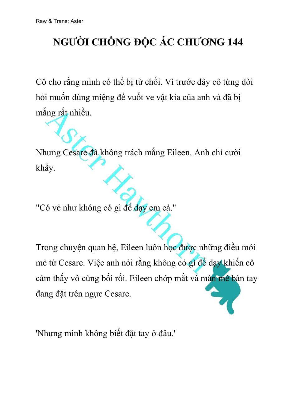 đọc truyện [novel] Người Chồng Độc Ác Chương 144 ảnh 2 tại Giả Dược