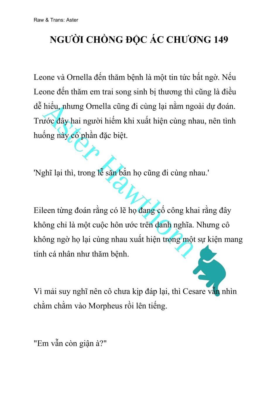 đọc truyện [novel] Người Chồng Độc Ác Chương 149 ảnh 2 tại Giả Dược