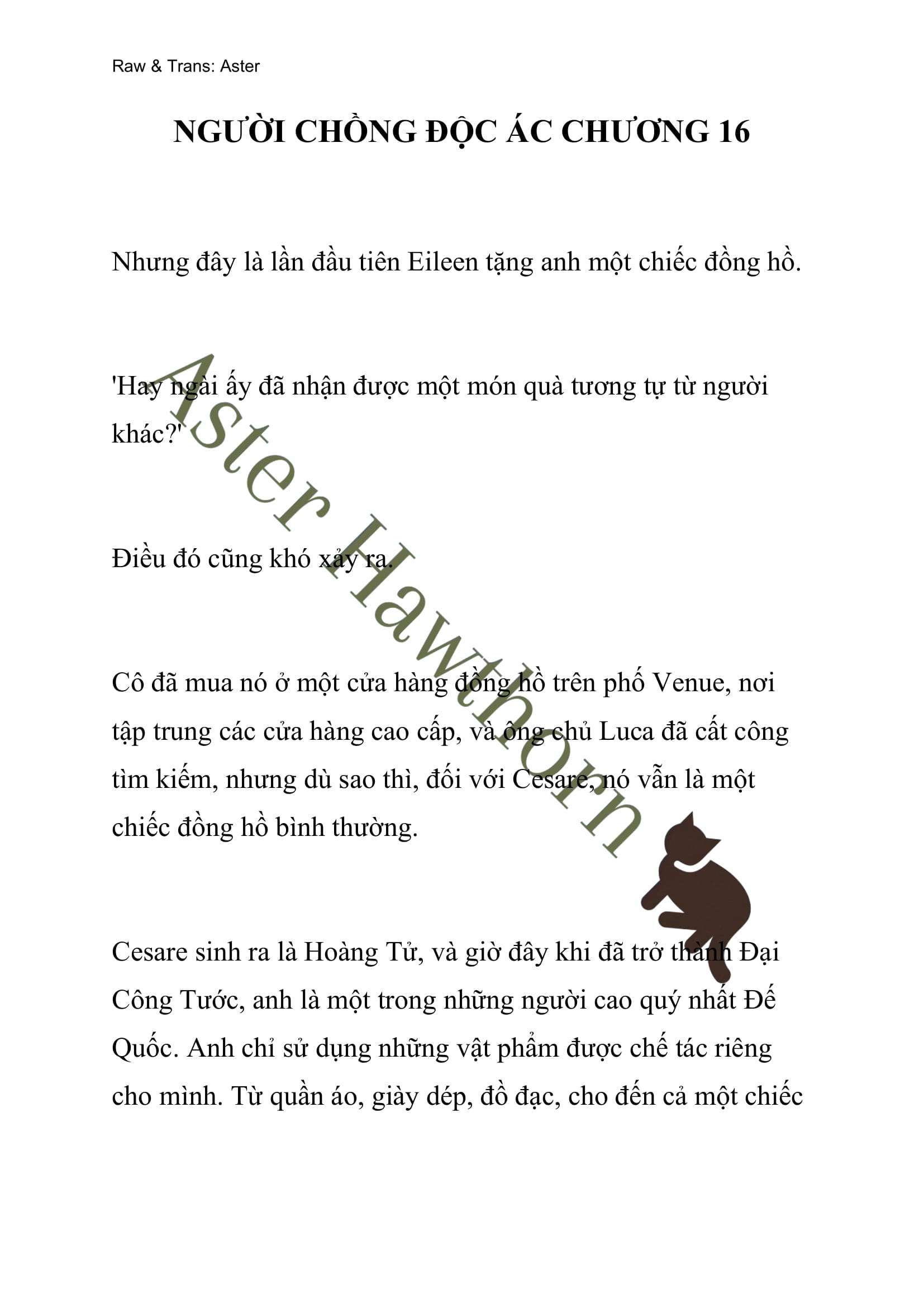 [novel] Người Chồng Độc Ác Chương 16 page 1 - Giả Dược