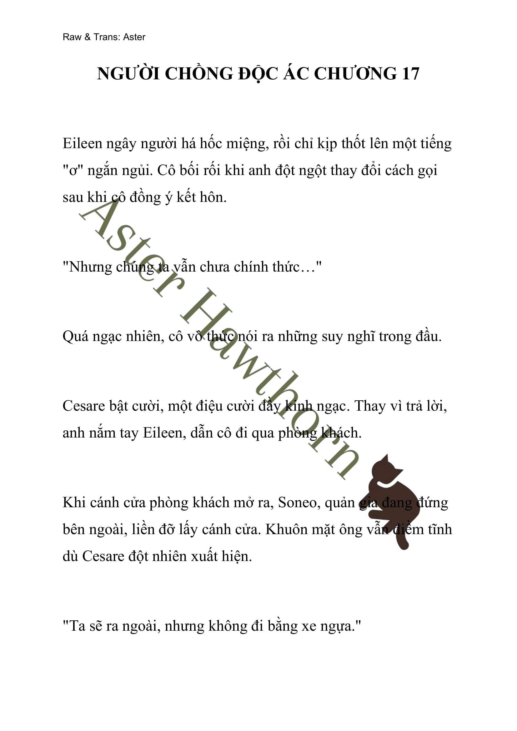 [novel] Người Chồng Độc Ác Chương 17 page 1 - Giả Dược