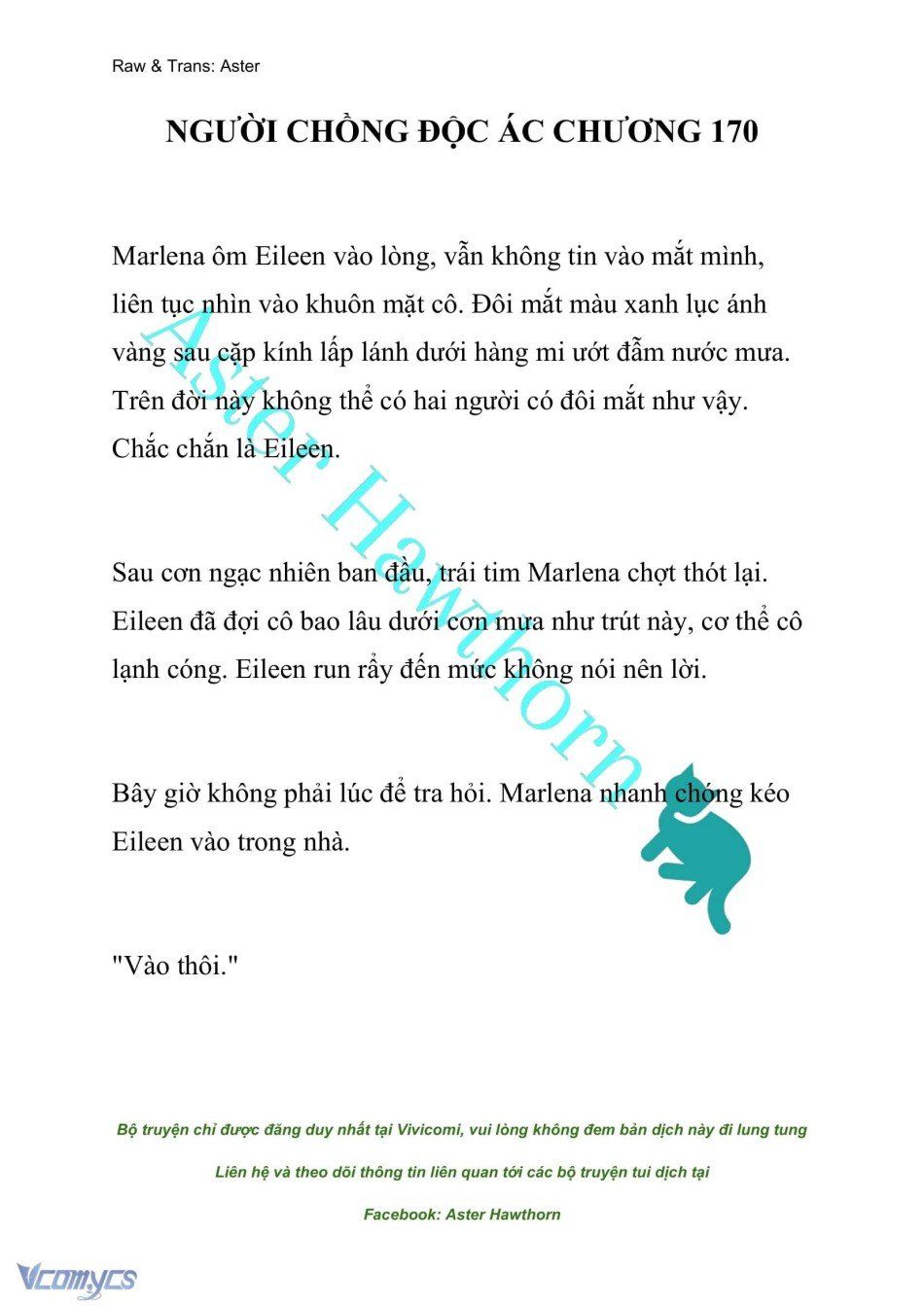 đọc truyện [novel] Người Chồng Độc Ác Chương 170 ảnh 2 tại Thiên Thai Truyện