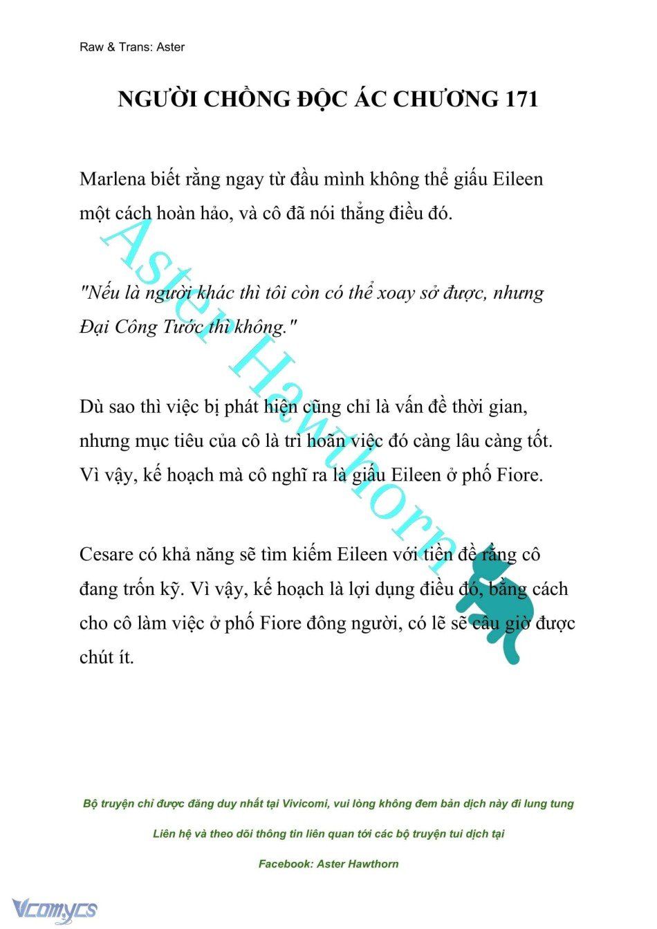đọc truyện [novel] Người Chồng Độc Ác Chương 171 ảnh 2 tại Thiên Thai Truyện