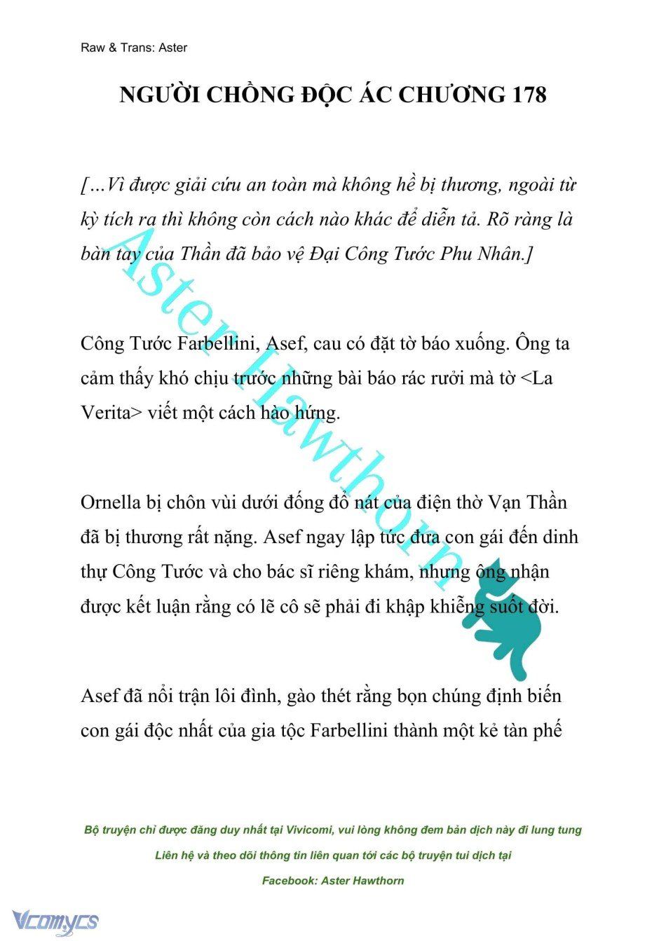 đọc truyện [novel] Người Chồng Độc Ác Chương 178 ảnh 2 tại Thiên Thai Truyện