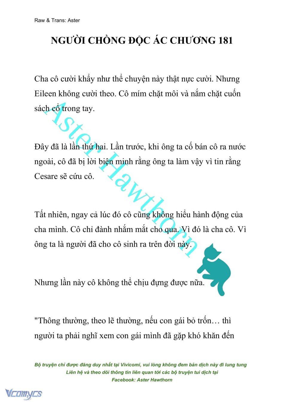 đọc truyện [novel] Người Chồng Độc Ác Chương 181 ảnh 3 tại Thiên Thai Truyện