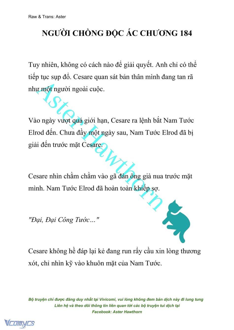 đọc truyện [novel] Người Chồng Độc Ác Chương 184 ảnh 3 tại Thiên Thai Truyện