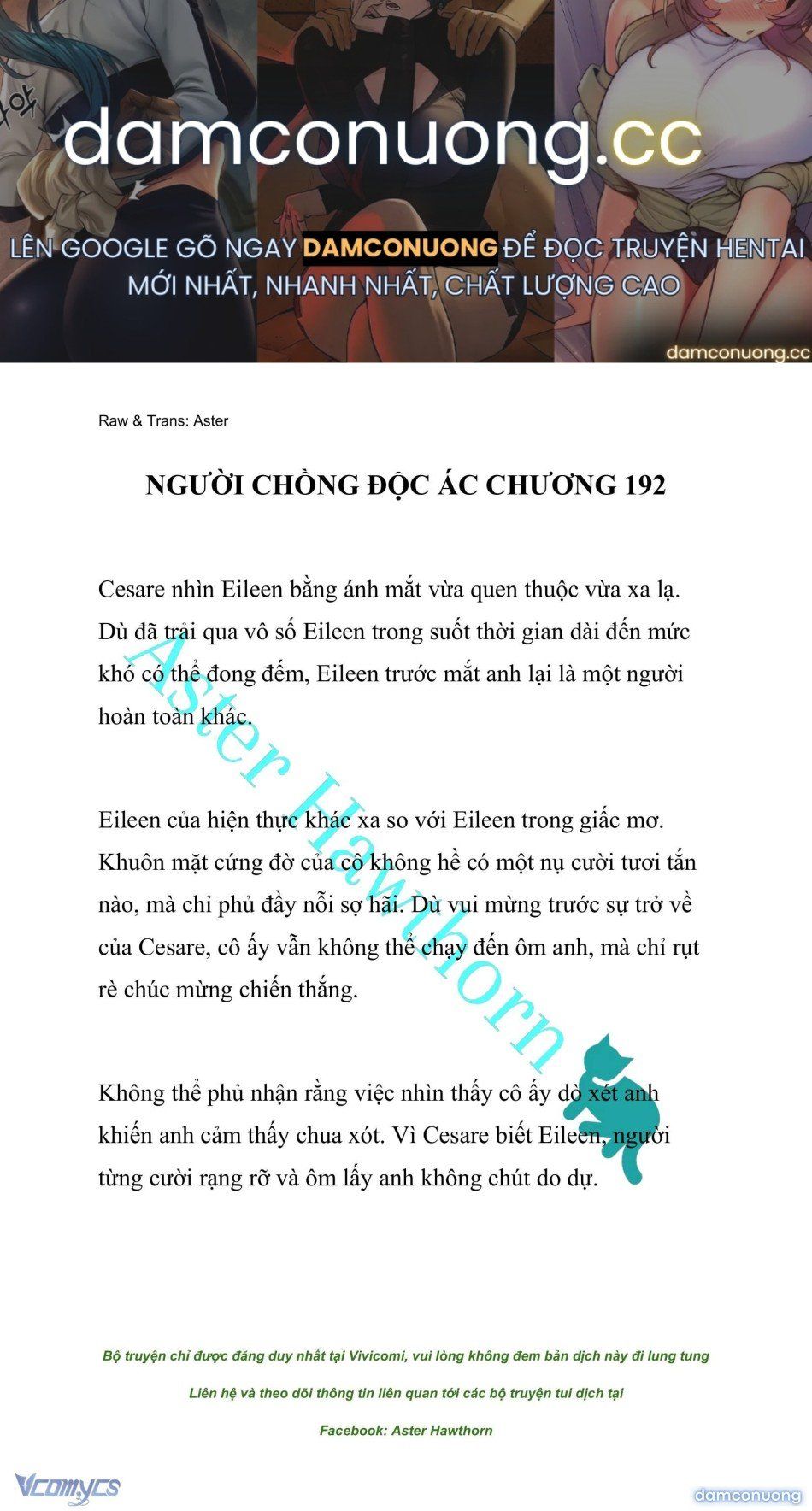 đọc truyện [novel] Người Chồng Độc Ác Chương 192 ảnh 2 tại Thiên Thai Truyện