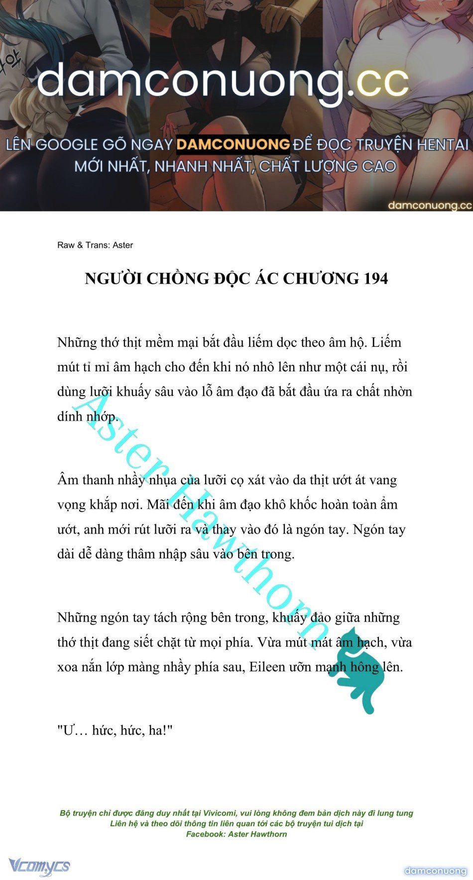 đọc truyện [novel] Người Chồng Độc Ác Chương 194 ảnh 2 tại Thiên Thai Truyện