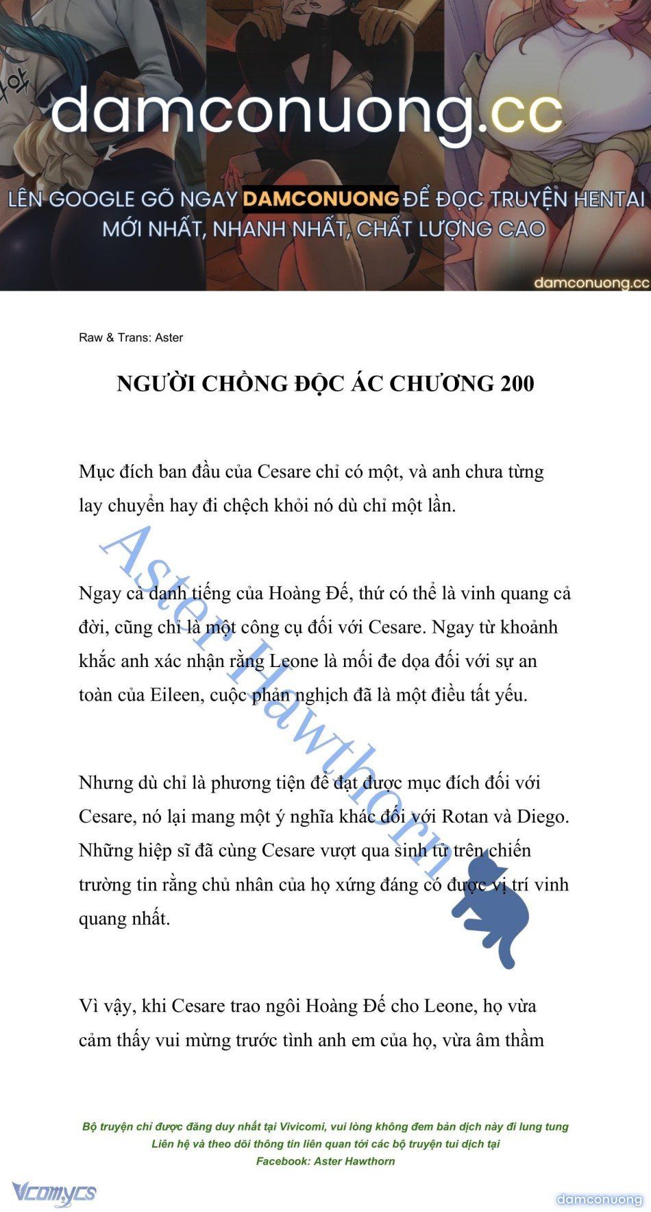 đọc truyện [novel] Người Chồng Độc Ác Chương 200 ảnh 2 tại Thiên Thai Truyện