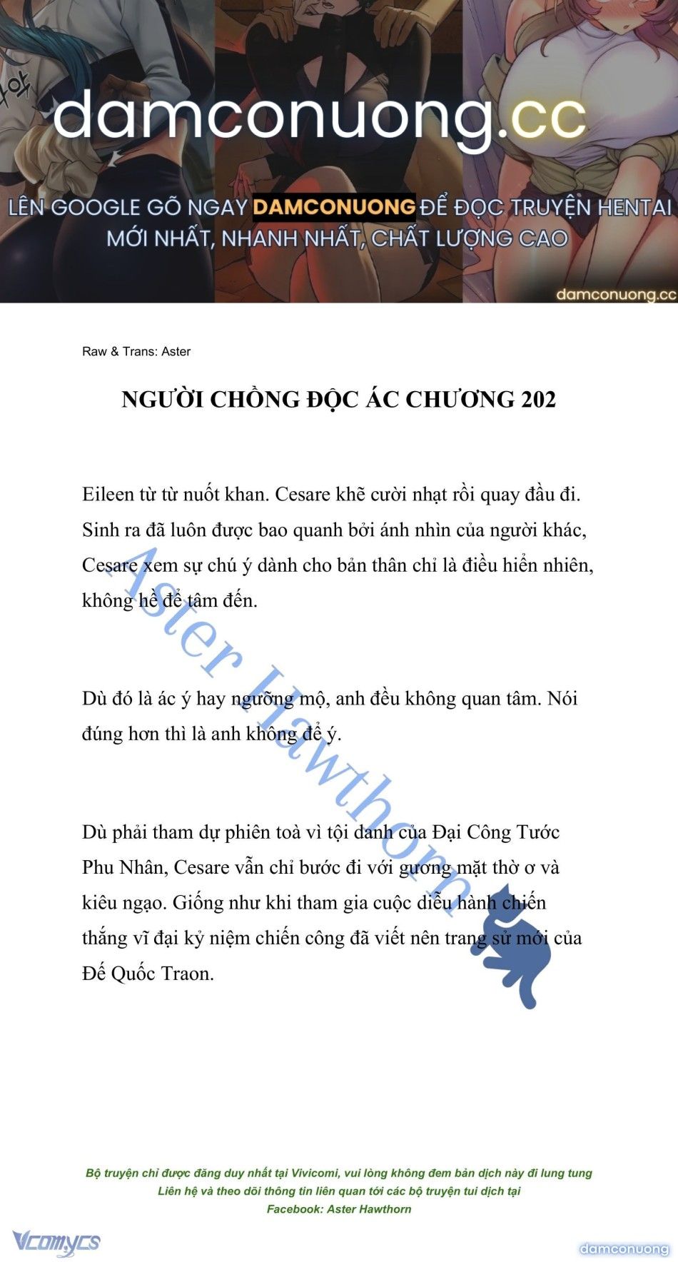 đọc truyện [novel] Người Chồng Độc Ác Chương 202 ảnh 2 tại Thiên Thai Truyện