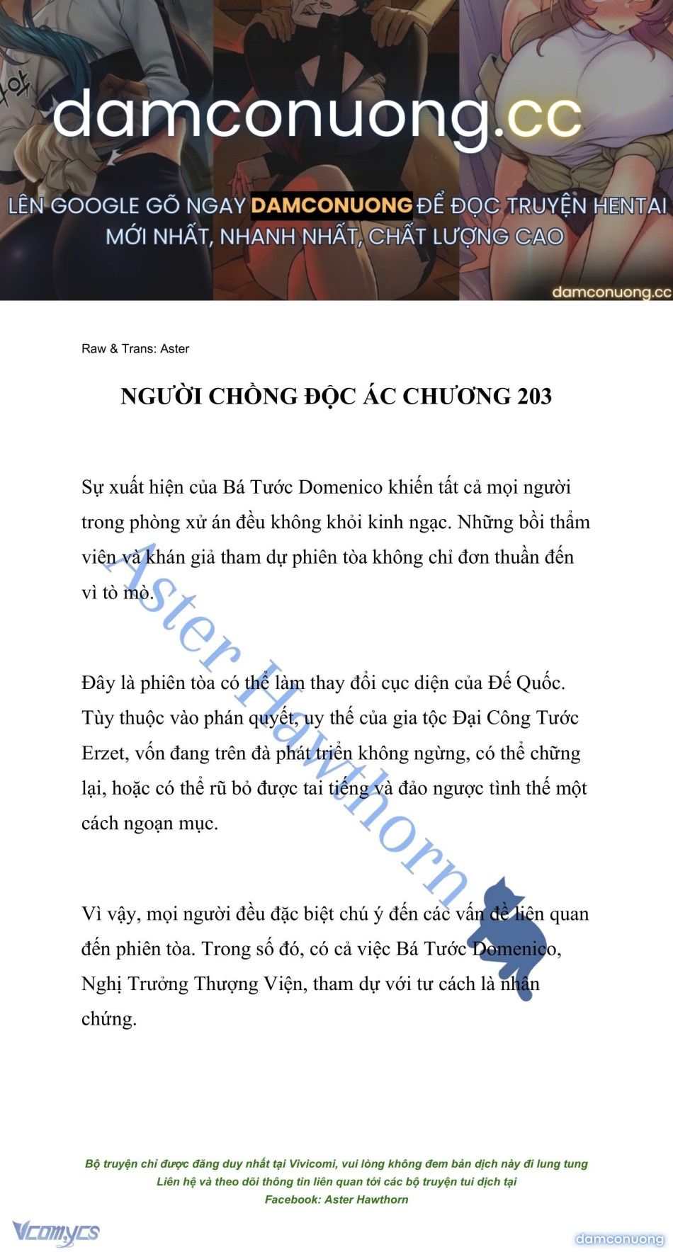 đọc truyện [novel] Người Chồng Độc Ác Chương 203 ảnh 2 tại Thiên Thai Truyện