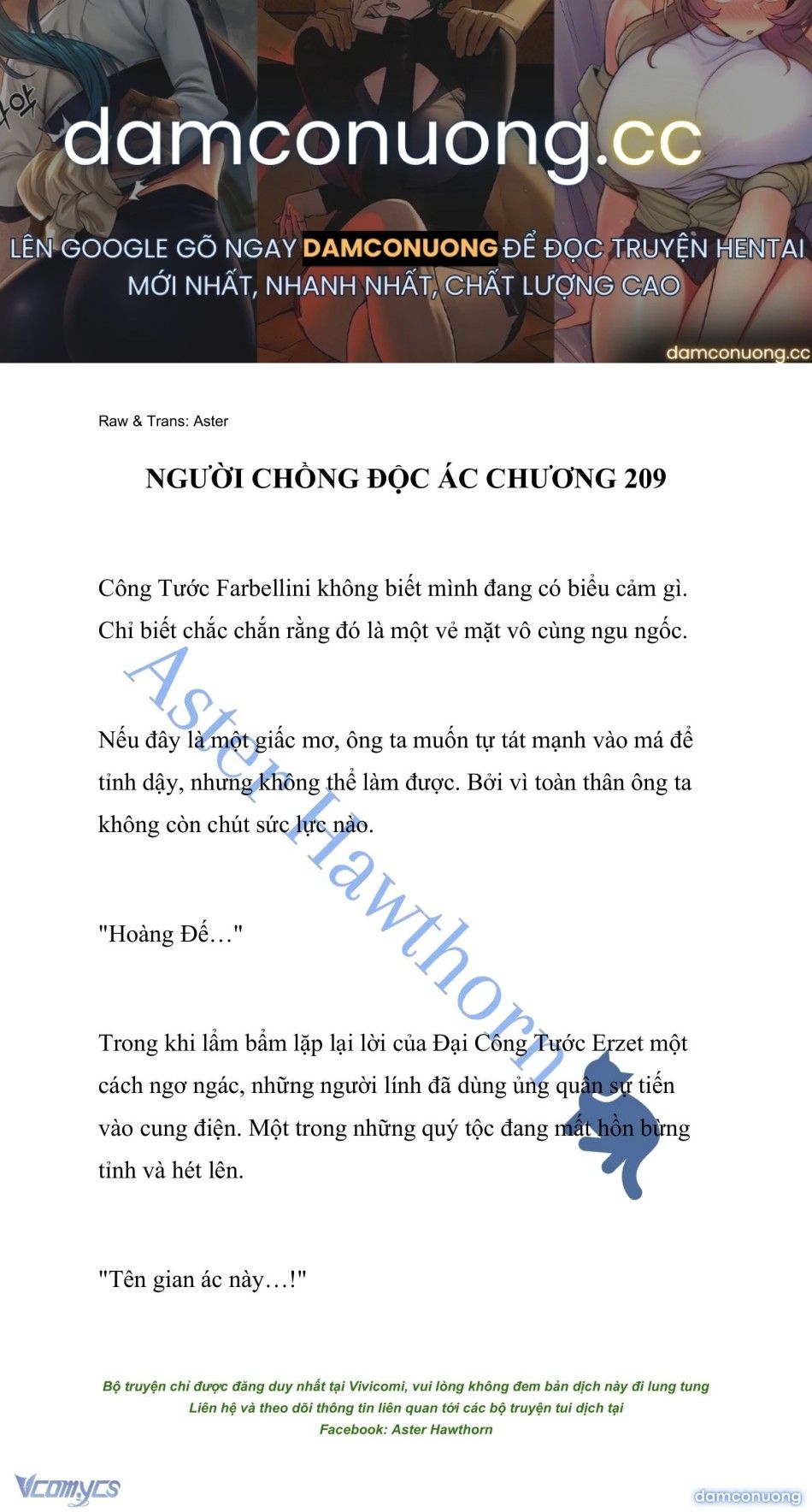 đọc truyện [novel] Người Chồng Độc Ác Chương 209 ảnh 2 tại Thiên Thai Truyện