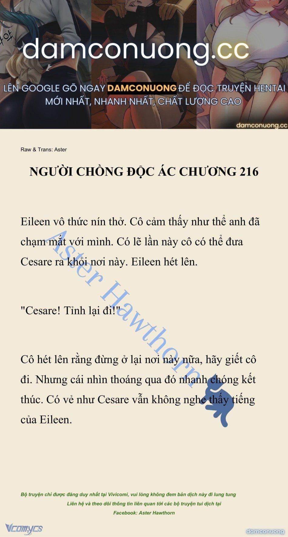đọc truyện [novel] Người Chồng Độc Ác Chương 216 ảnh 2 tại Thiên Thai Truyện