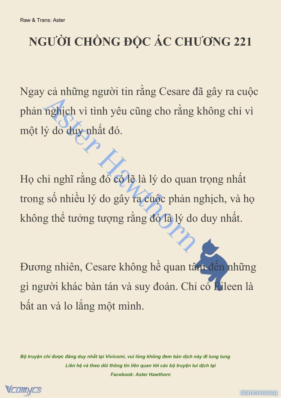 đọc truyện [novel] Người Chồng Độc Ác Chương 221 ảnh 3 tại Thiên Thai Truyện