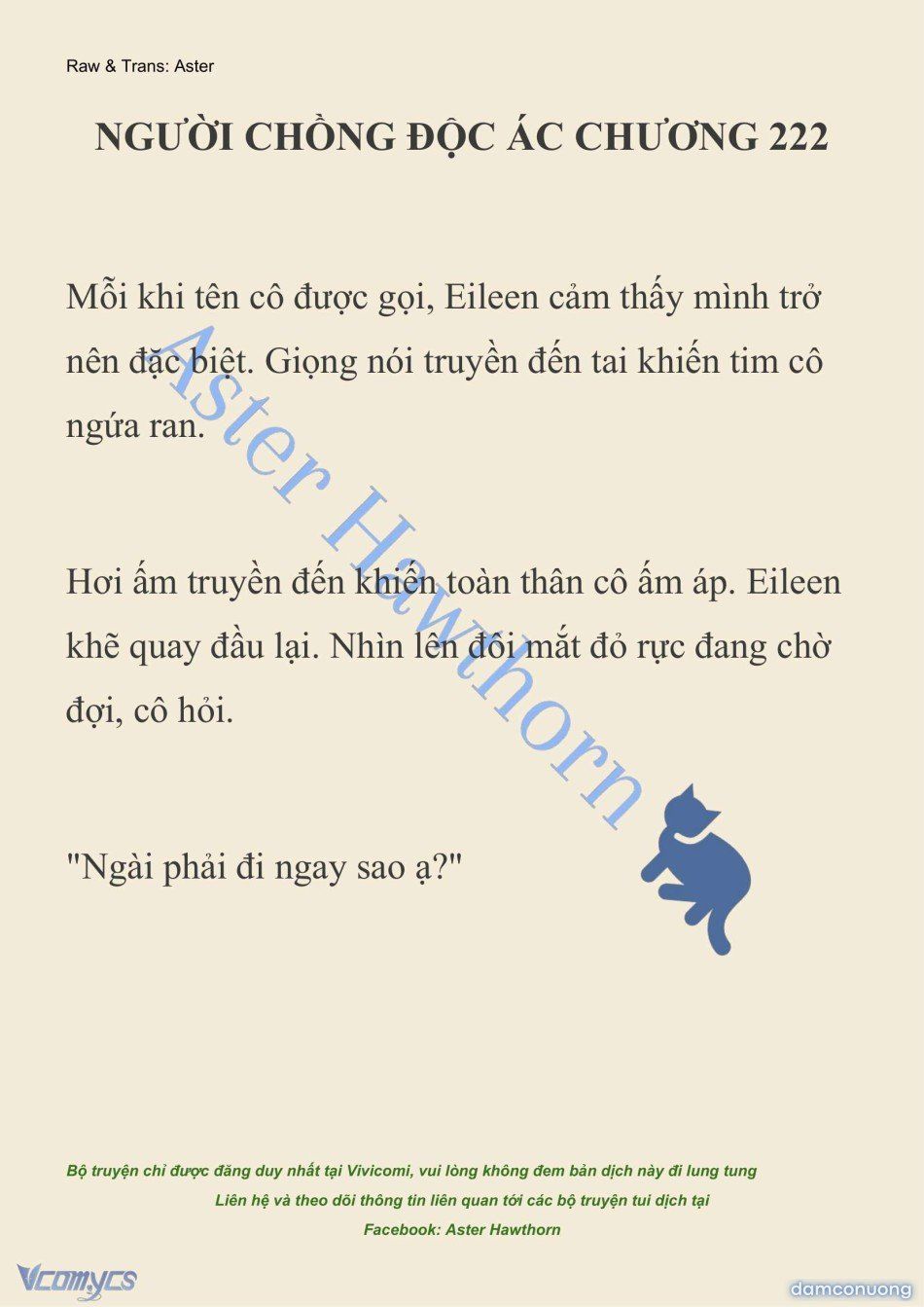 đọc truyện [novel] Người Chồng Độc Ác Chương 222 ảnh 3 tại Thiên Thai Truyện
