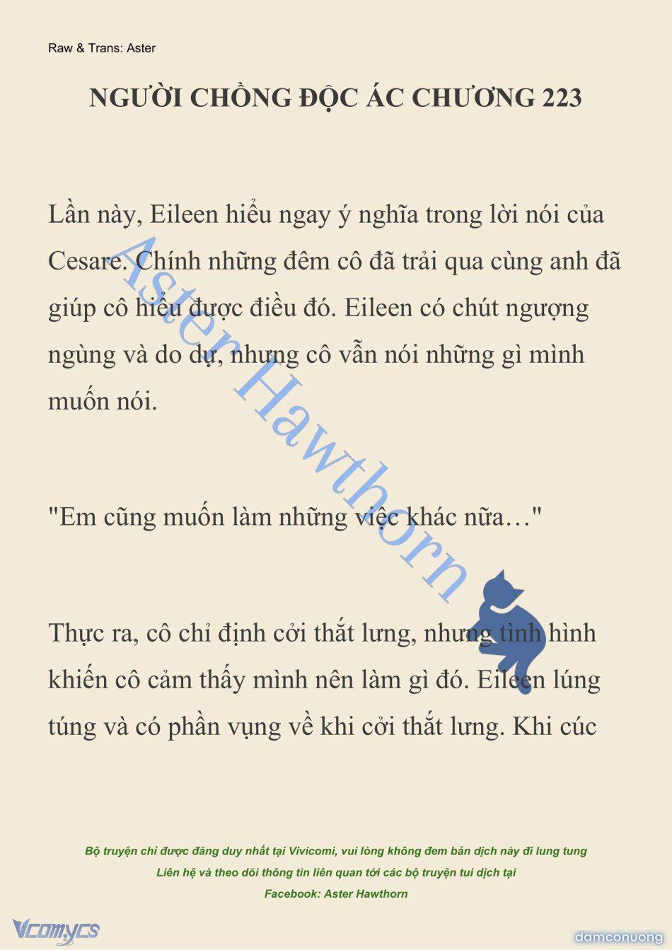 đọc truyện [novel] Người Chồng Độc Ác Chương 223 ảnh 3 tại Thiên Thai Truyện