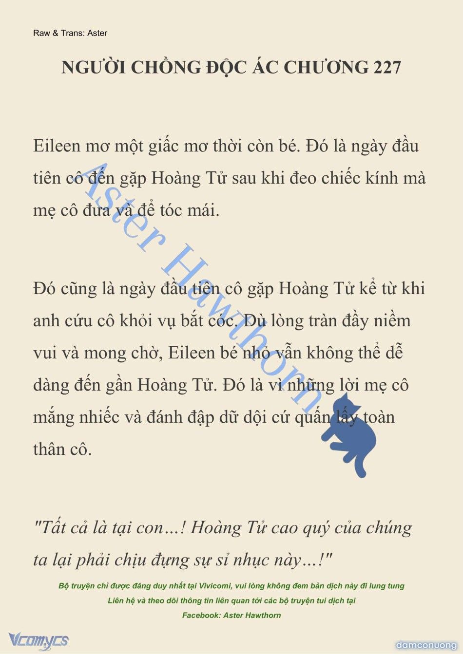 đọc truyện [novel] Người Chồng Độc Ác Chương 227 ảnh 3 tại Thiên Thai Truyện