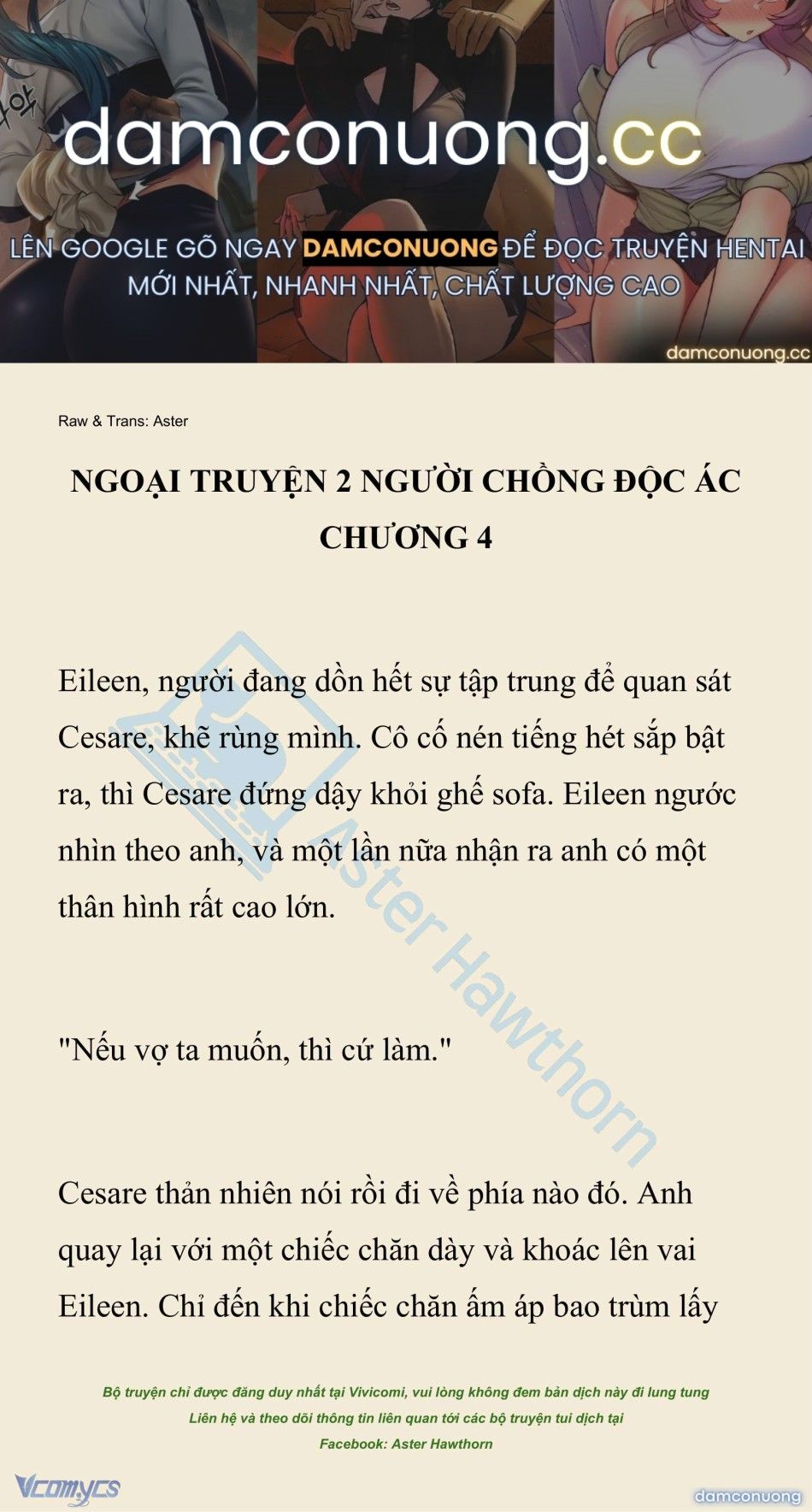đọc truyện [novel] Người Chồng Độc Ác Chương 248 ảnh 2 tại Thiên Thai Truyện