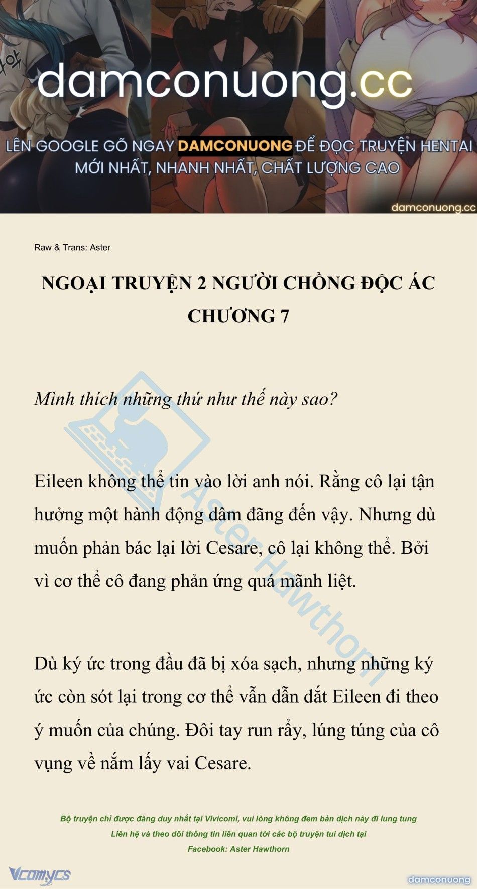 đọc truyện [novel] Người Chồng Độc Ác Chương 251 ảnh 2 tại Thiên Thai Truyện