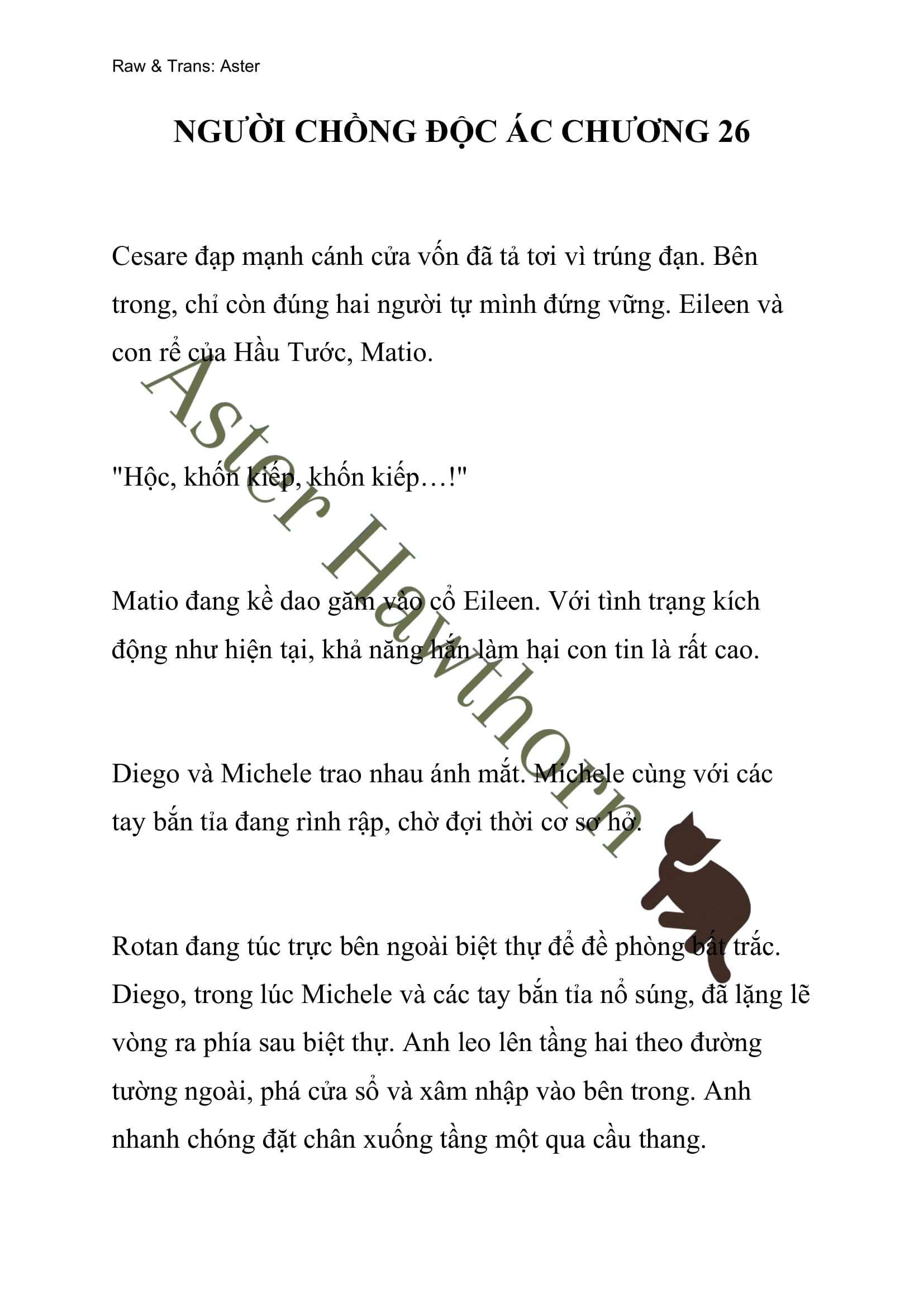 [novel] Người Chồng Độc Ác Chương 26 page 1 - Giả Dược