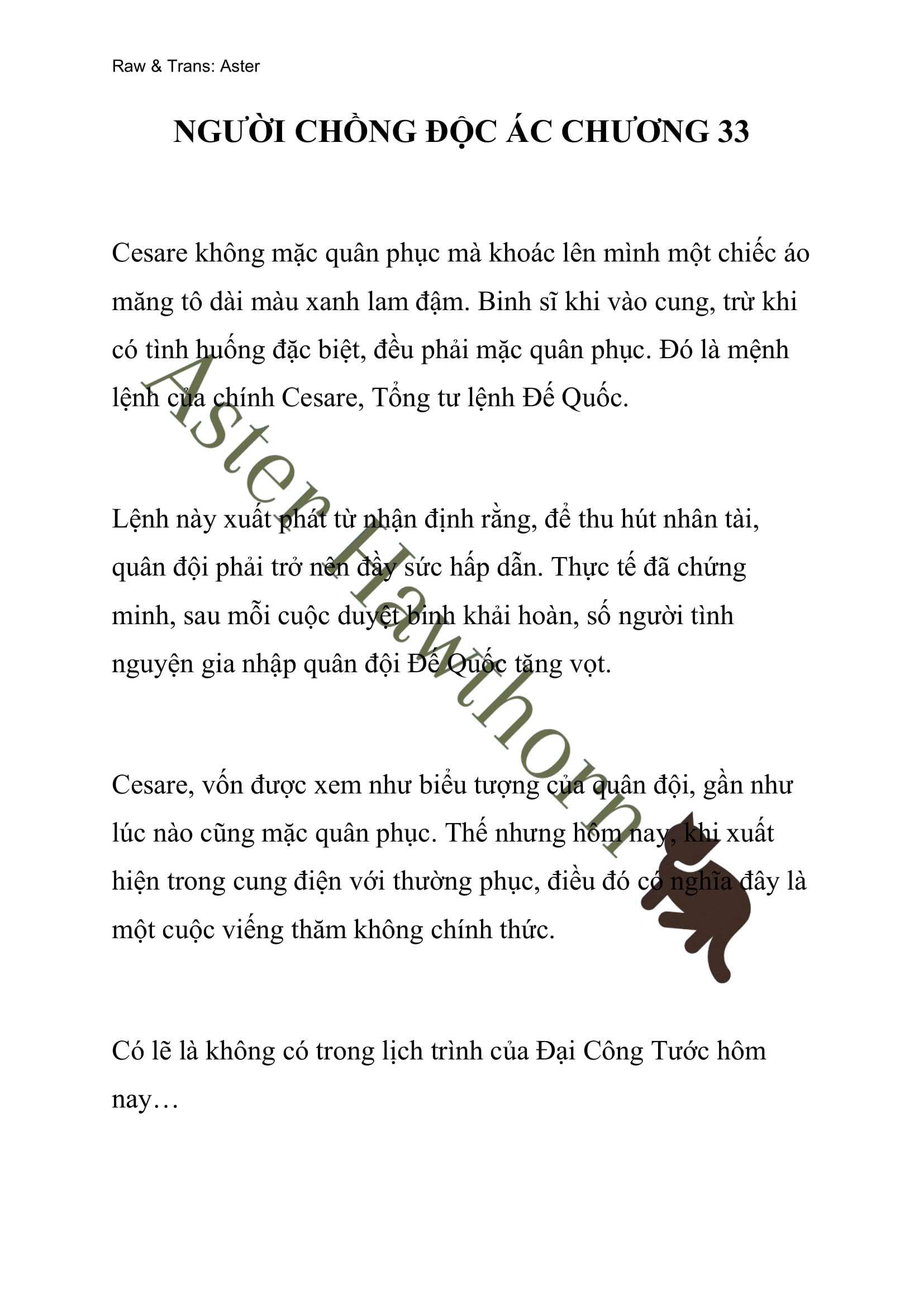 [novel] Người Chồng Độc Ác Chương 33 page 1 - Giả Dược