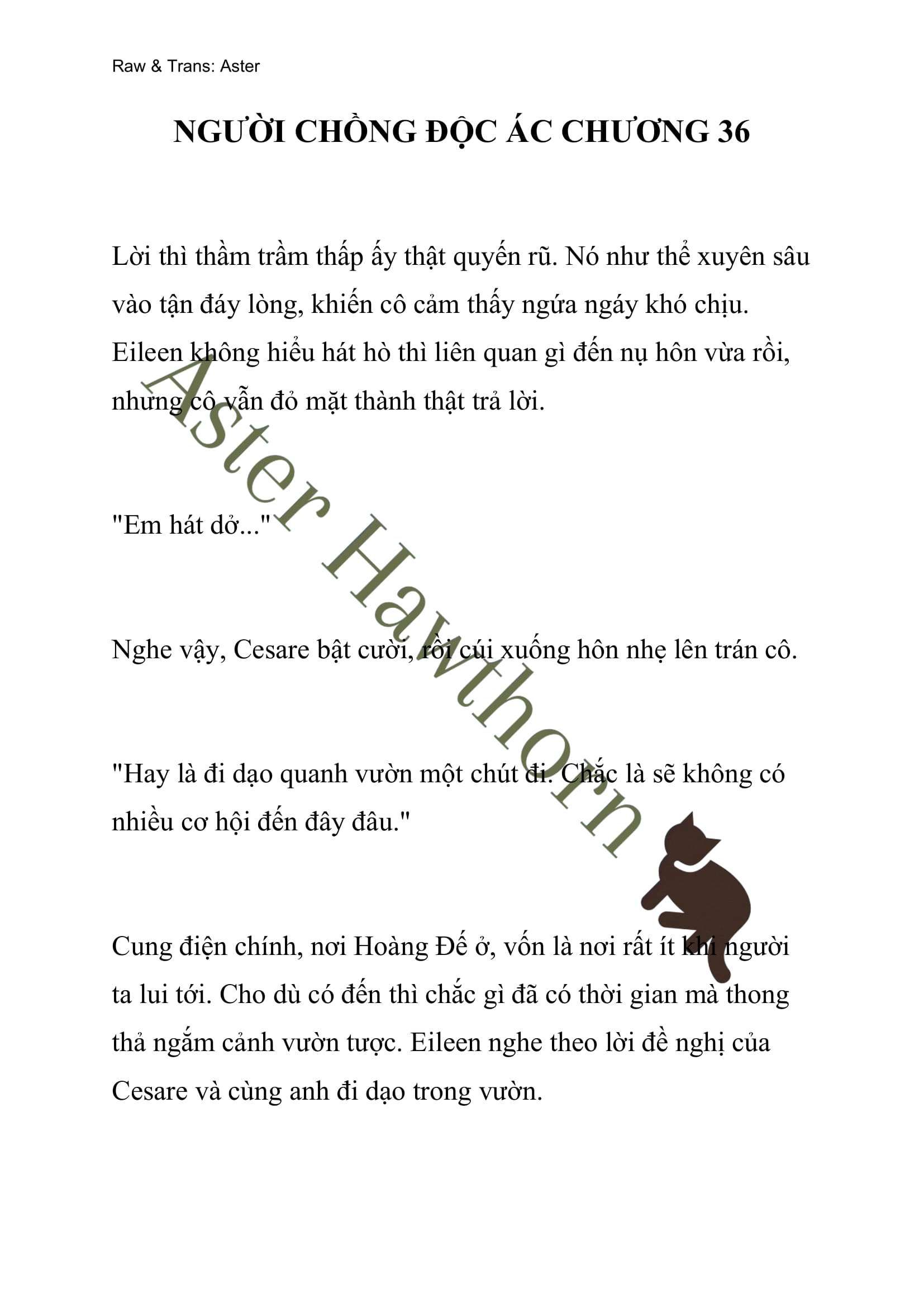 [novel] Người Chồng Độc Ác Chương 36 page 1 - Giả Dược