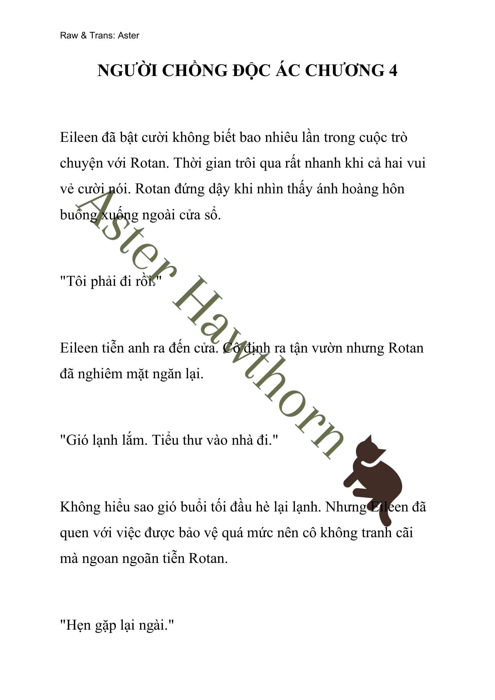 [novel] Người Chồng Độc Ác Chương 4 page 1 - Giả Dược