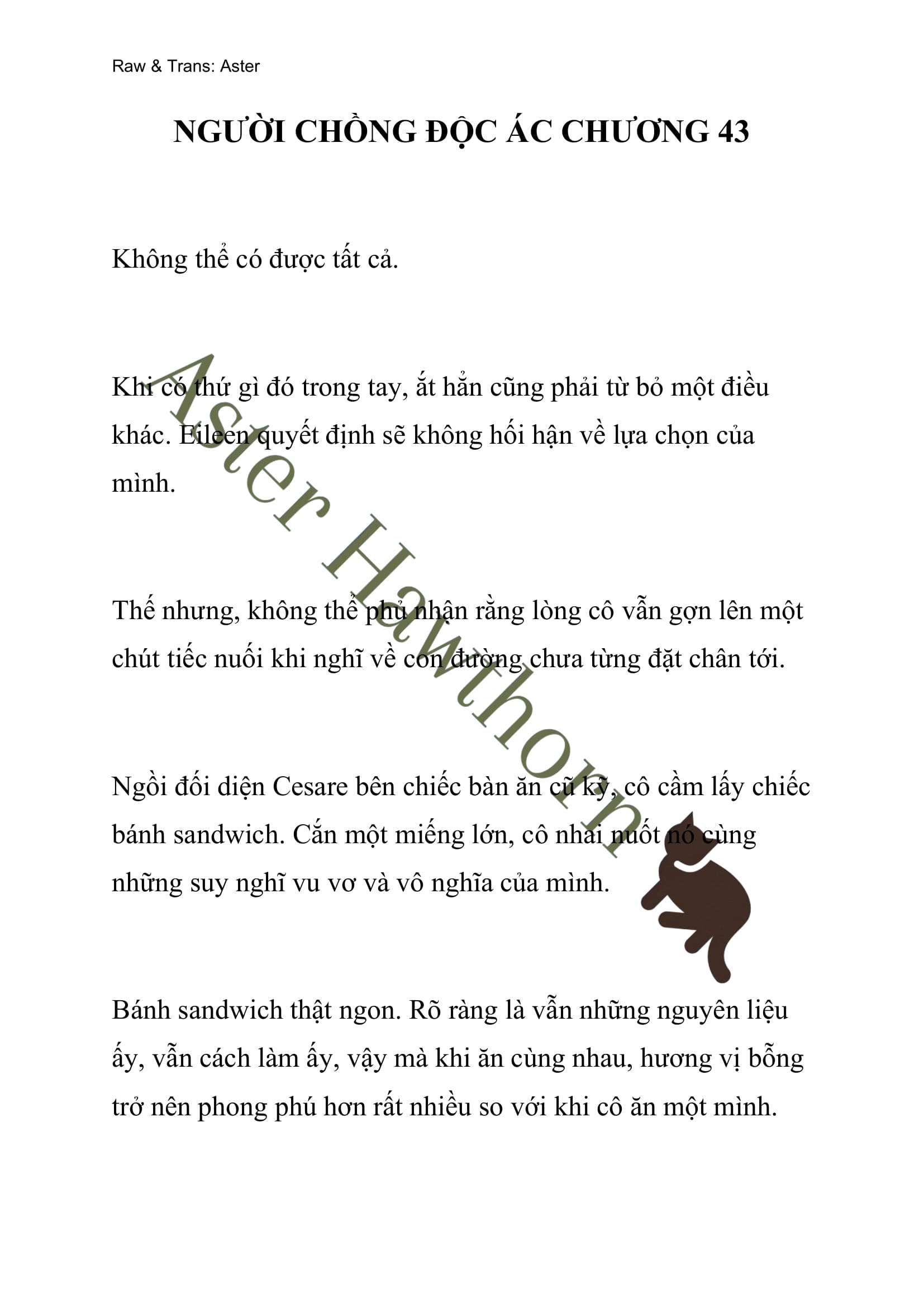 [novel] Người Chồng Độc Ác Chương 43 page 1 - Giả Dược
