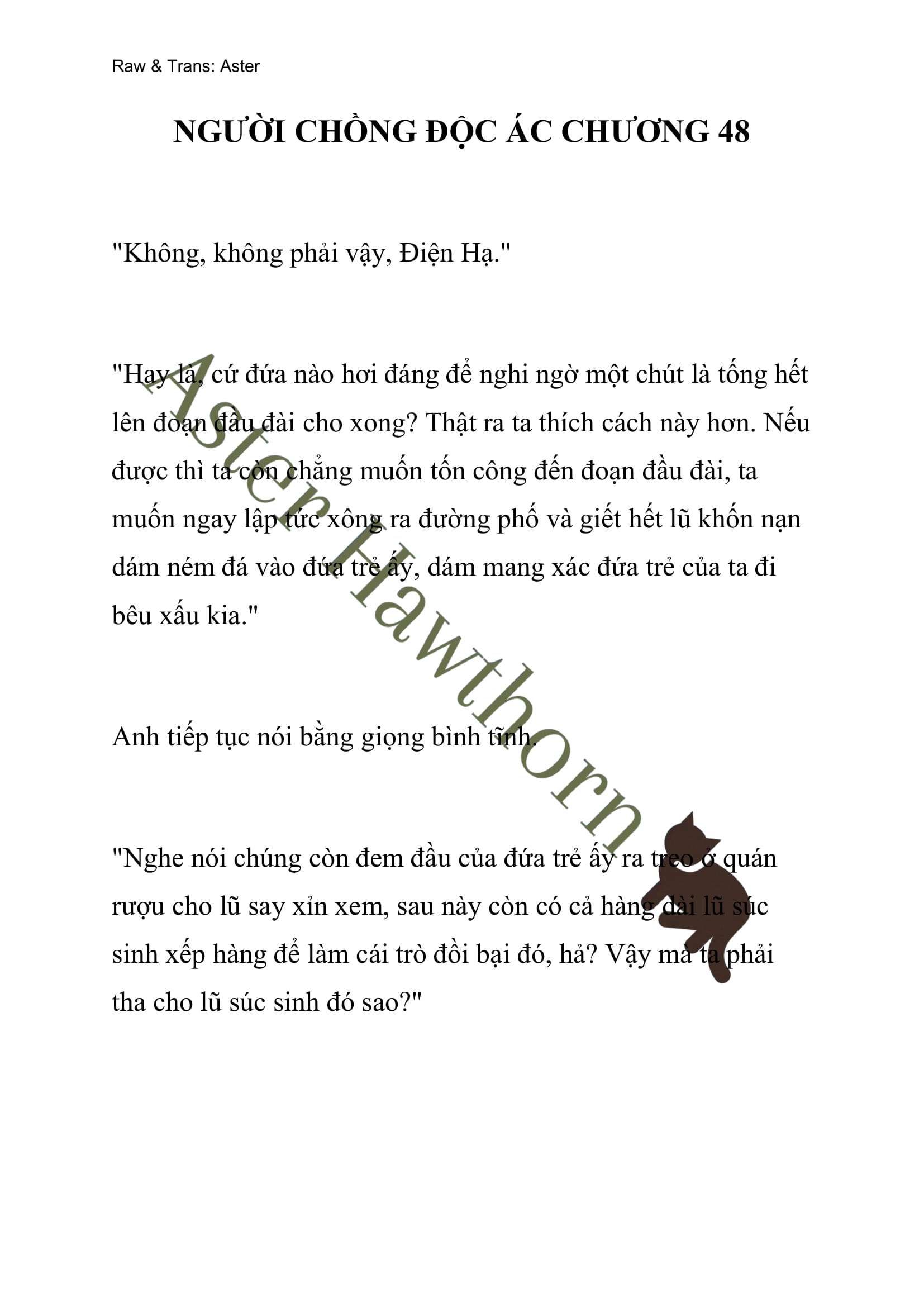 [novel] Người Chồng Độc Ác Chương 48 page 1 - Giả Dược