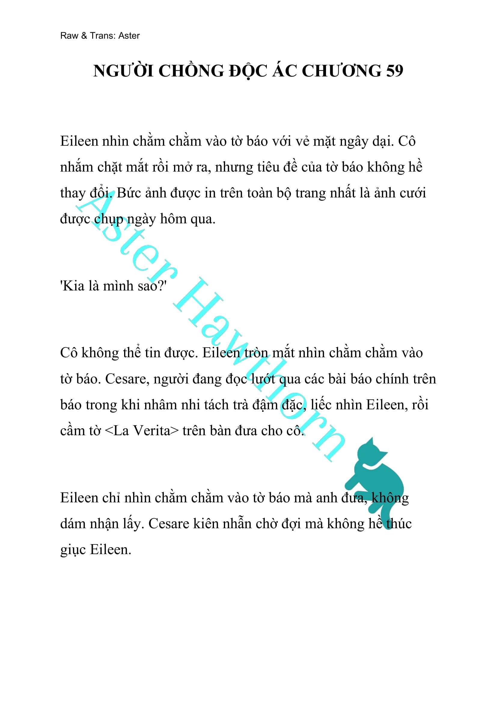 [novel] Người Chồng Độc Ác Chương 59 page 1 - Giả Dược