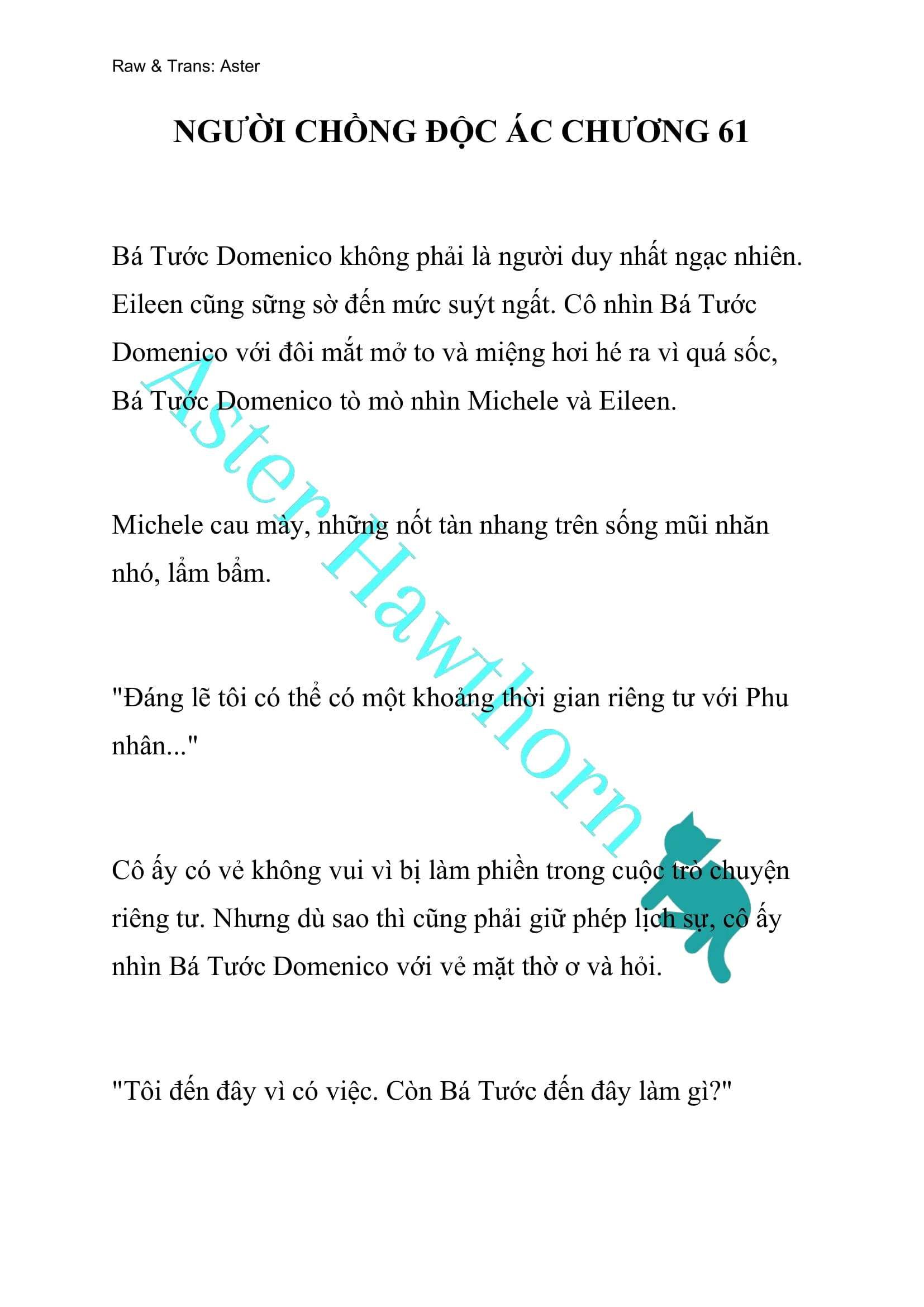 [novel] Người Chồng Độc Ác Chương 61 page 1 - Giả Dược