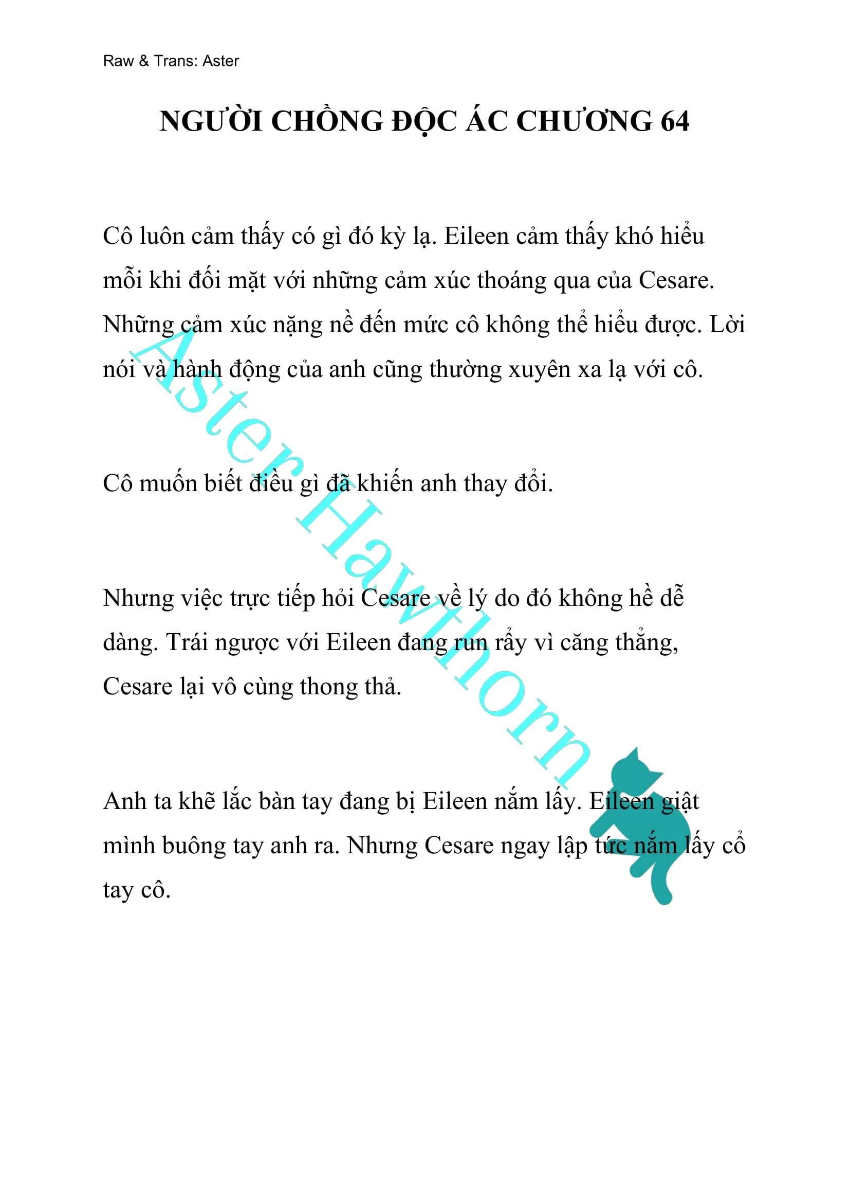 [novel] Người Chồng Độc Ác Chương 64 page 1 - Giả Dược