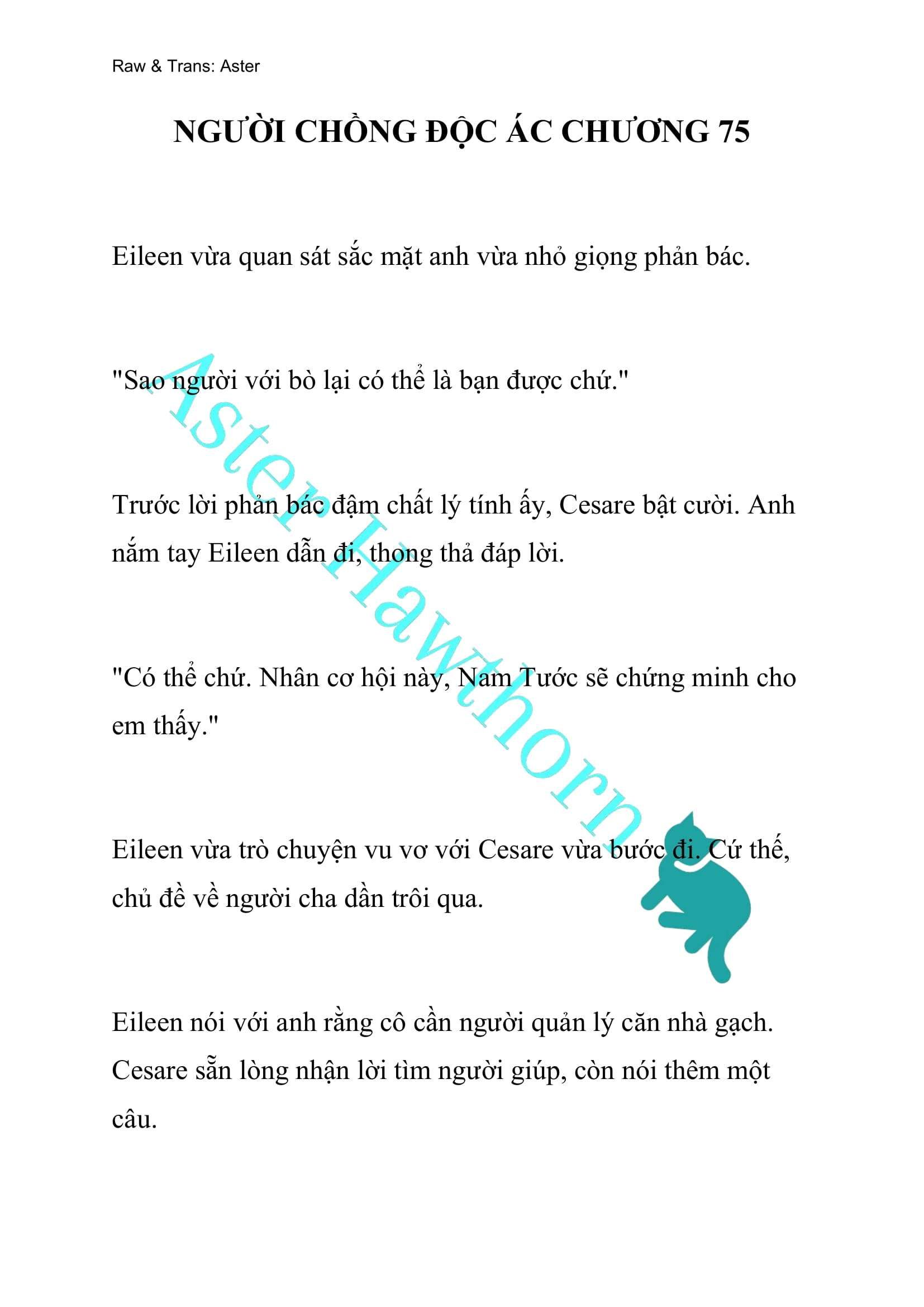 đọc truyện [novel] Người Chồng Độc Ác Chương 75 ảnh 1 tại Thiên Thai Truyện